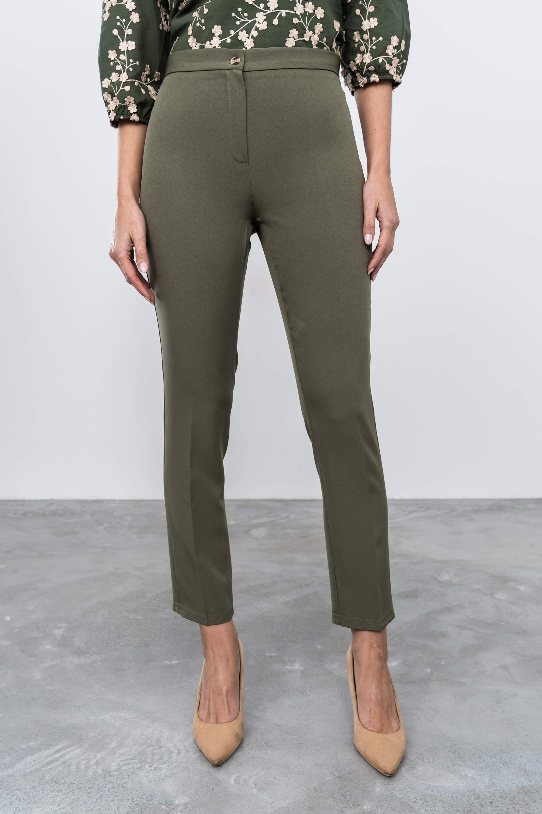 PANTALON VESTIR KAKI - Imagen 3