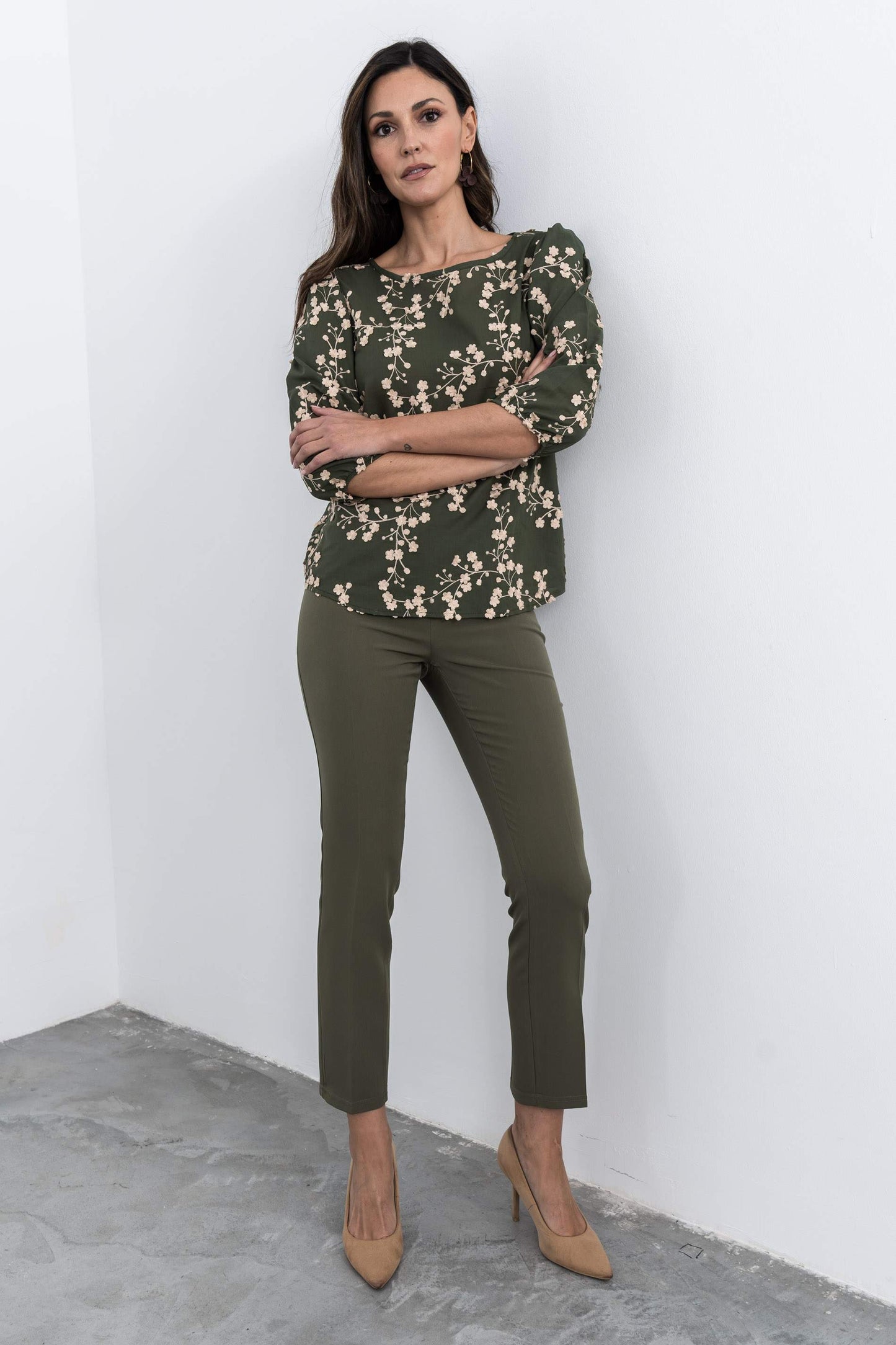 PANTALON VESTIR KAKI - Imagen 6