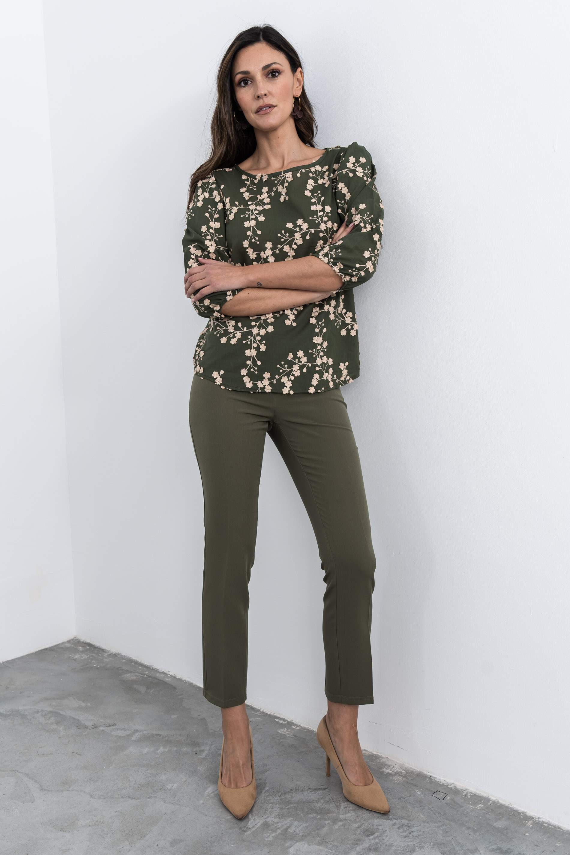 PANTALON VESTIR KAKI - Imagen 6