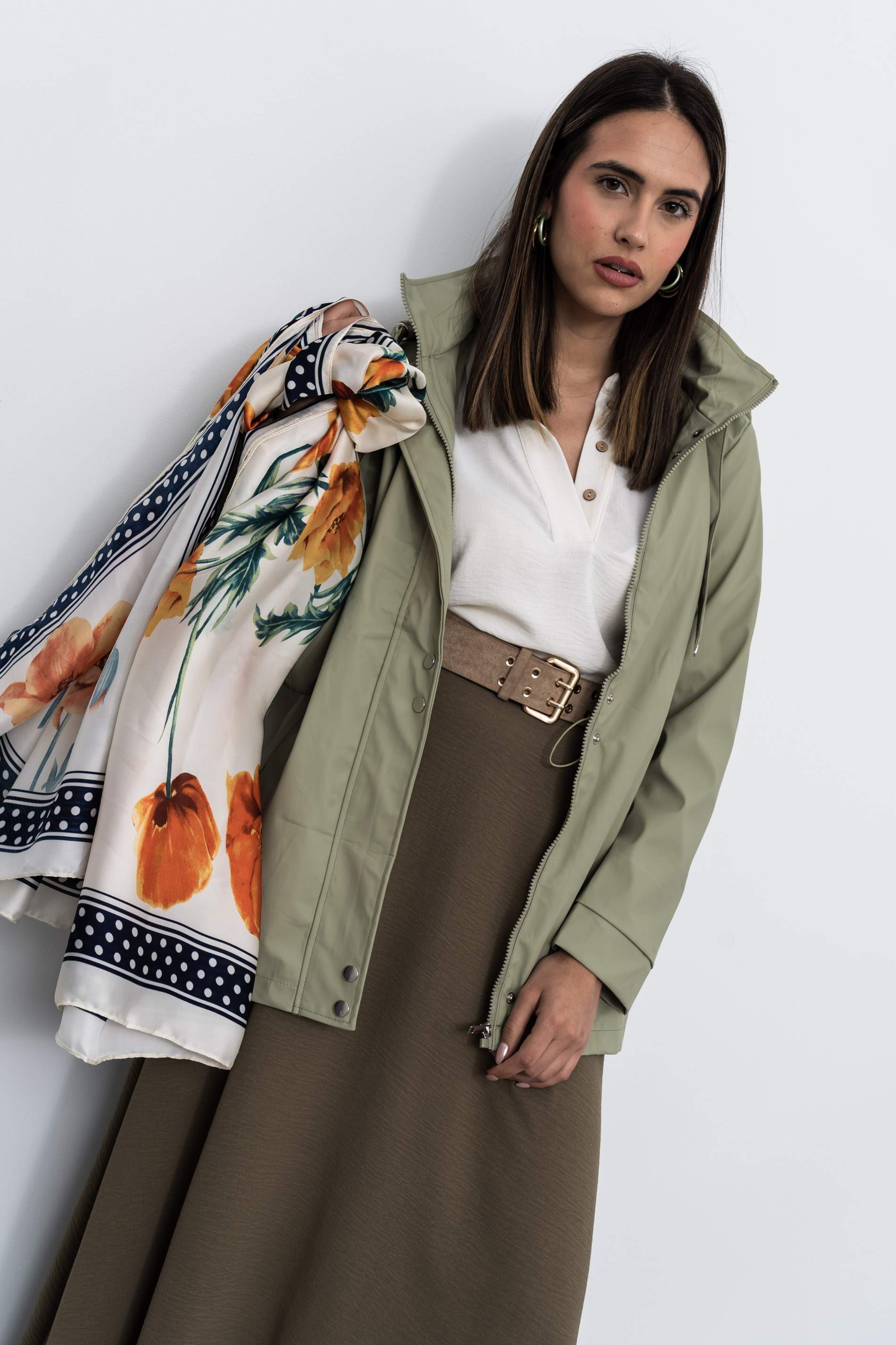 BLUSA CAMISERA BOTONES MARFIL - Imagen 5