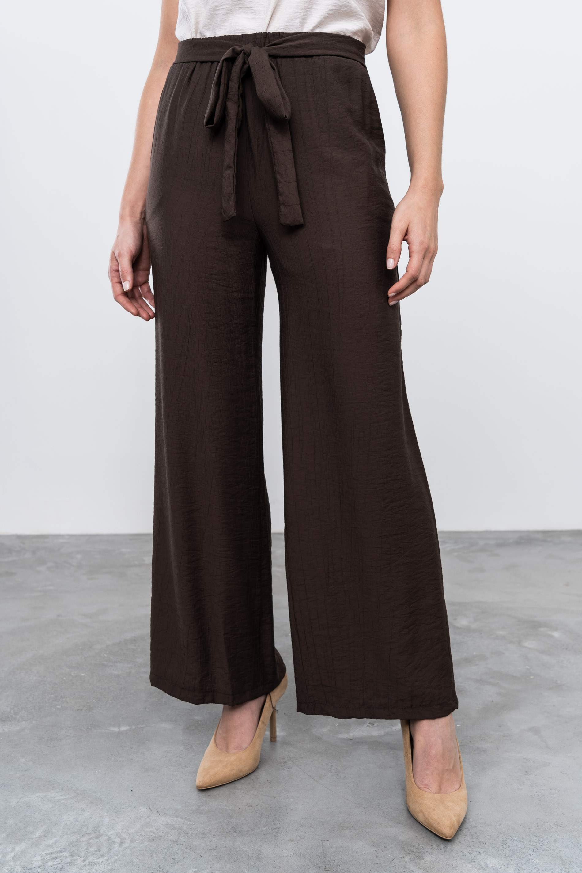 PANTALON ANCHO CHOCOLATE - Imagen 5