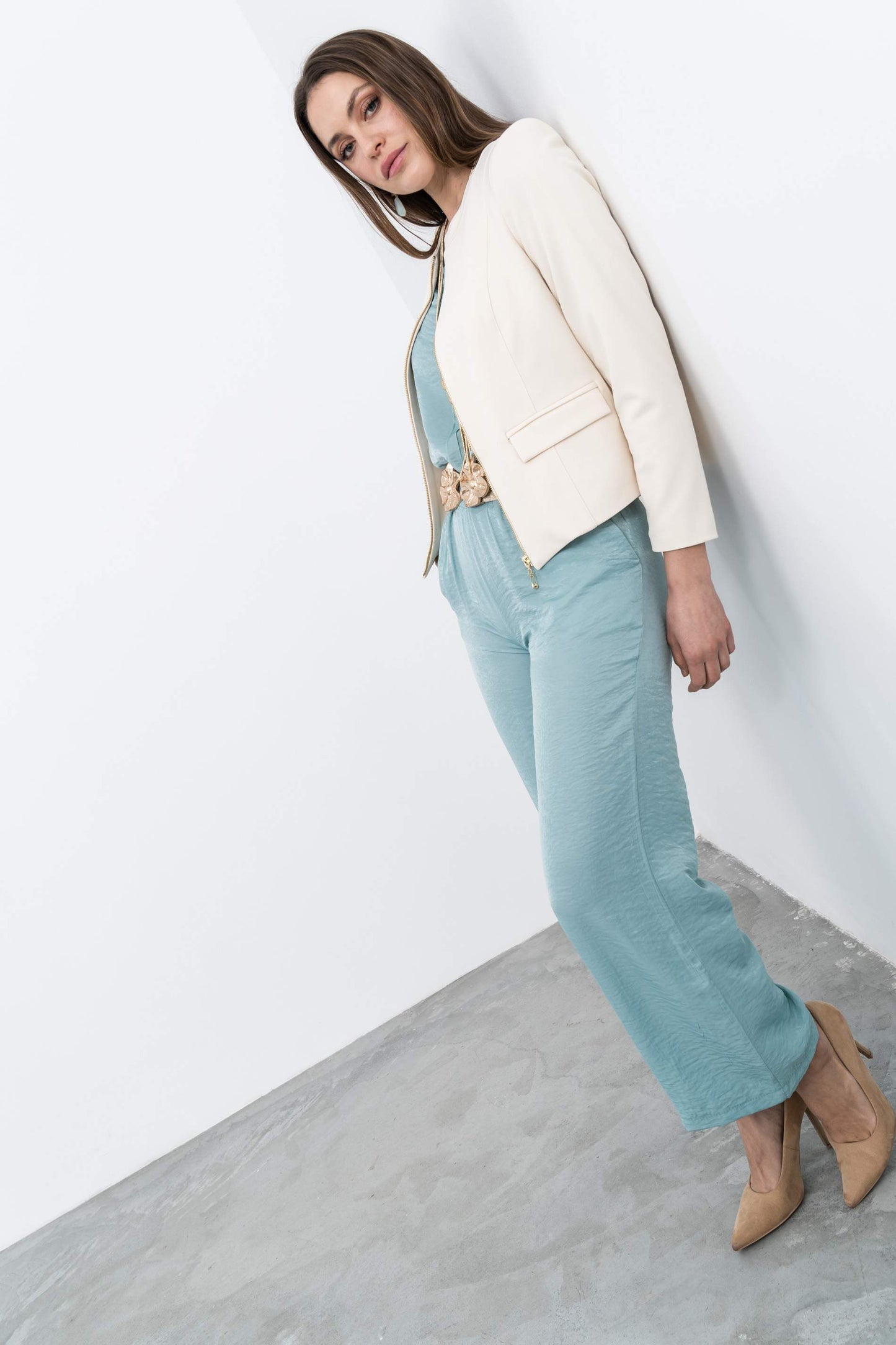 BLUSA NERVIO DECORATIVO AGUA - Imagen 8