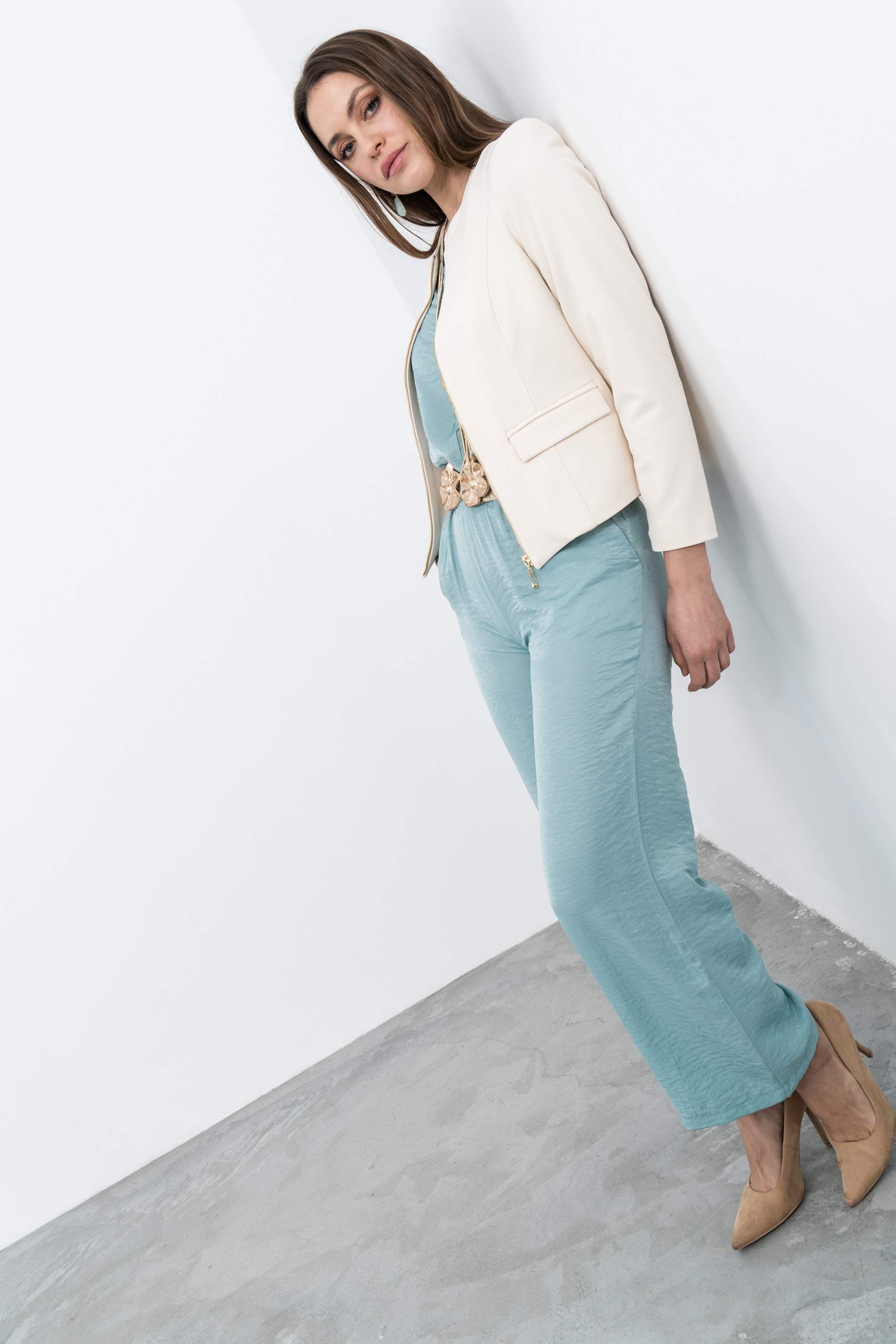 BLUSA NERVIO DECORATIVO AGUA - Imagen 8