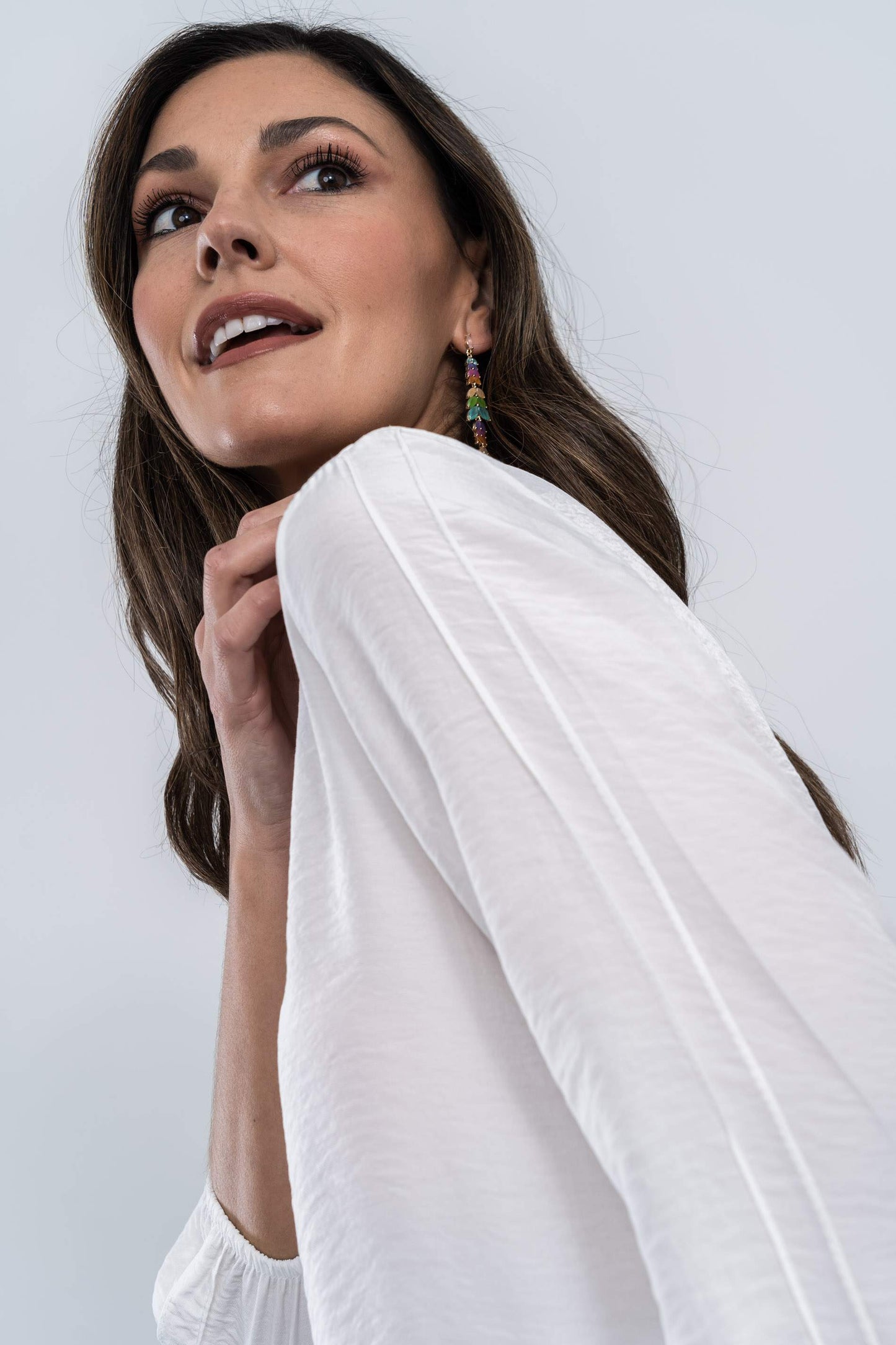 BLUSA NERVIO DECORATIVO CRUDO - Imagen 3