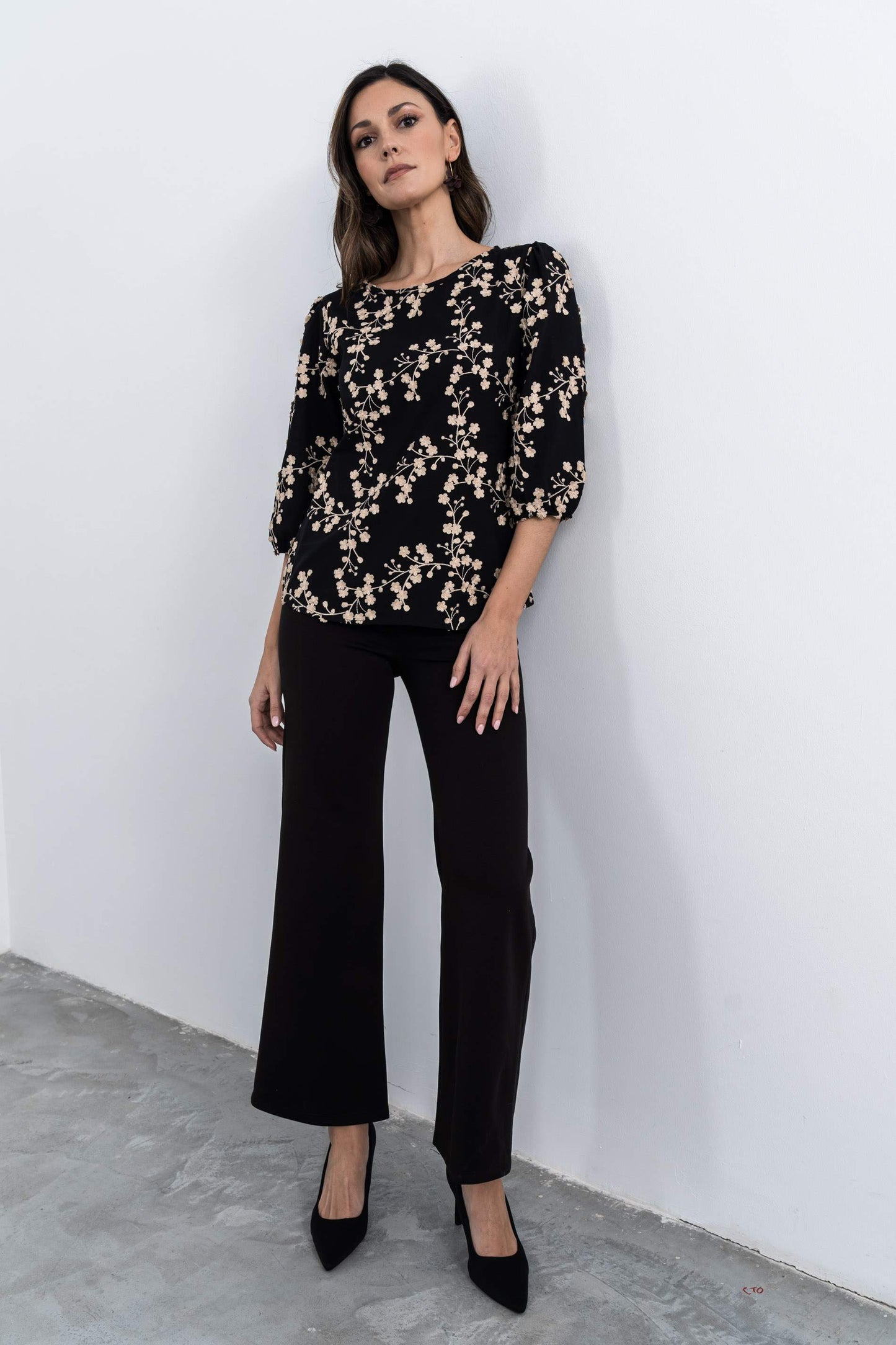 PANTALON RECTO NEGRO