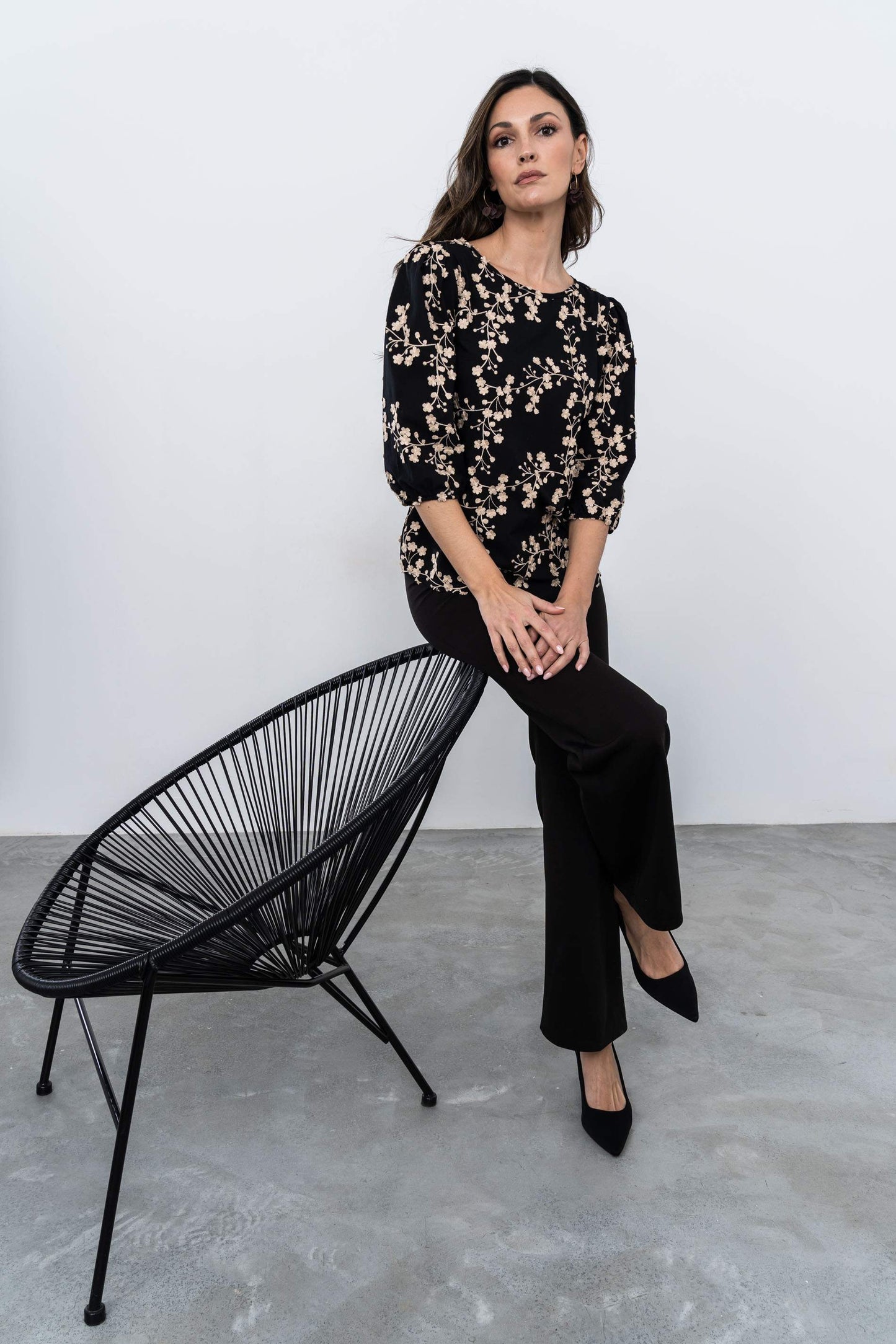 PANTALON RECTO NEGRO - Imagen 5