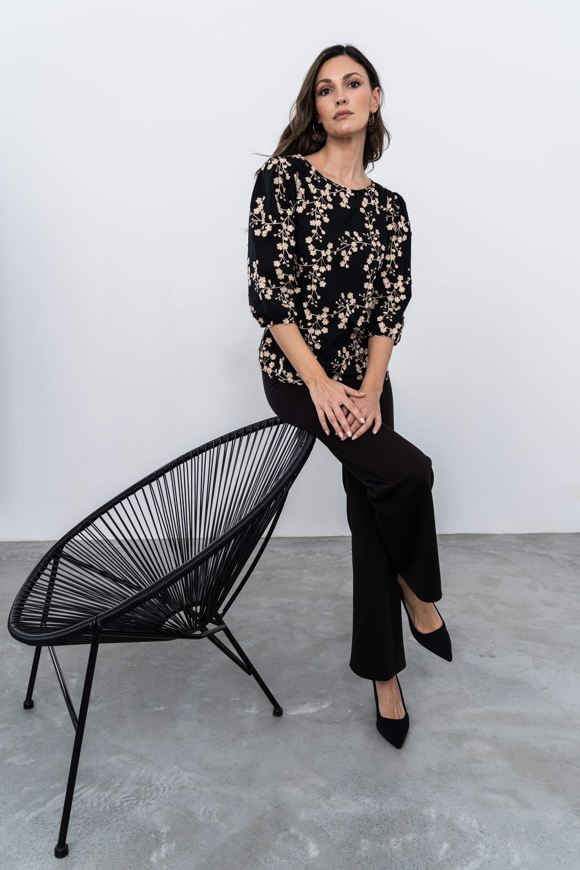 PANTALON RECTO NEGRO - Imagen 5