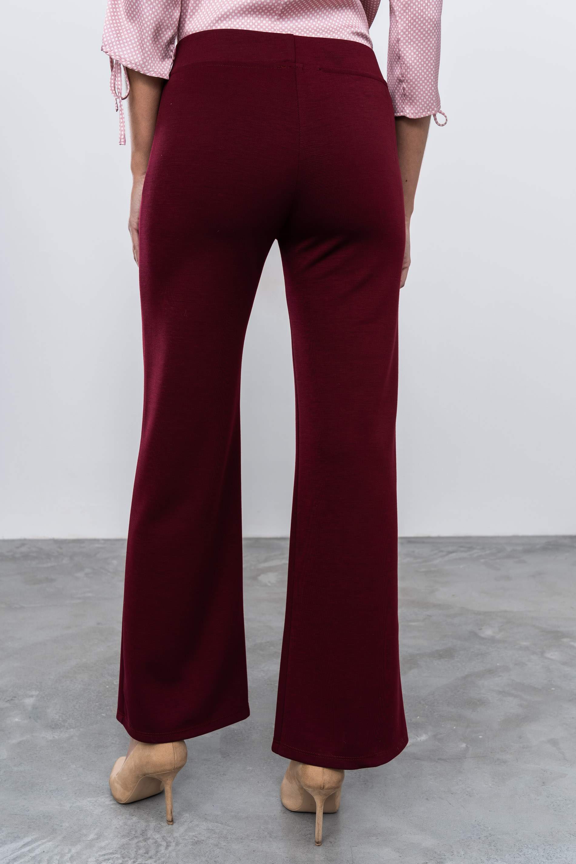 PANTALON RECTO BURDEOS - Imagen 4