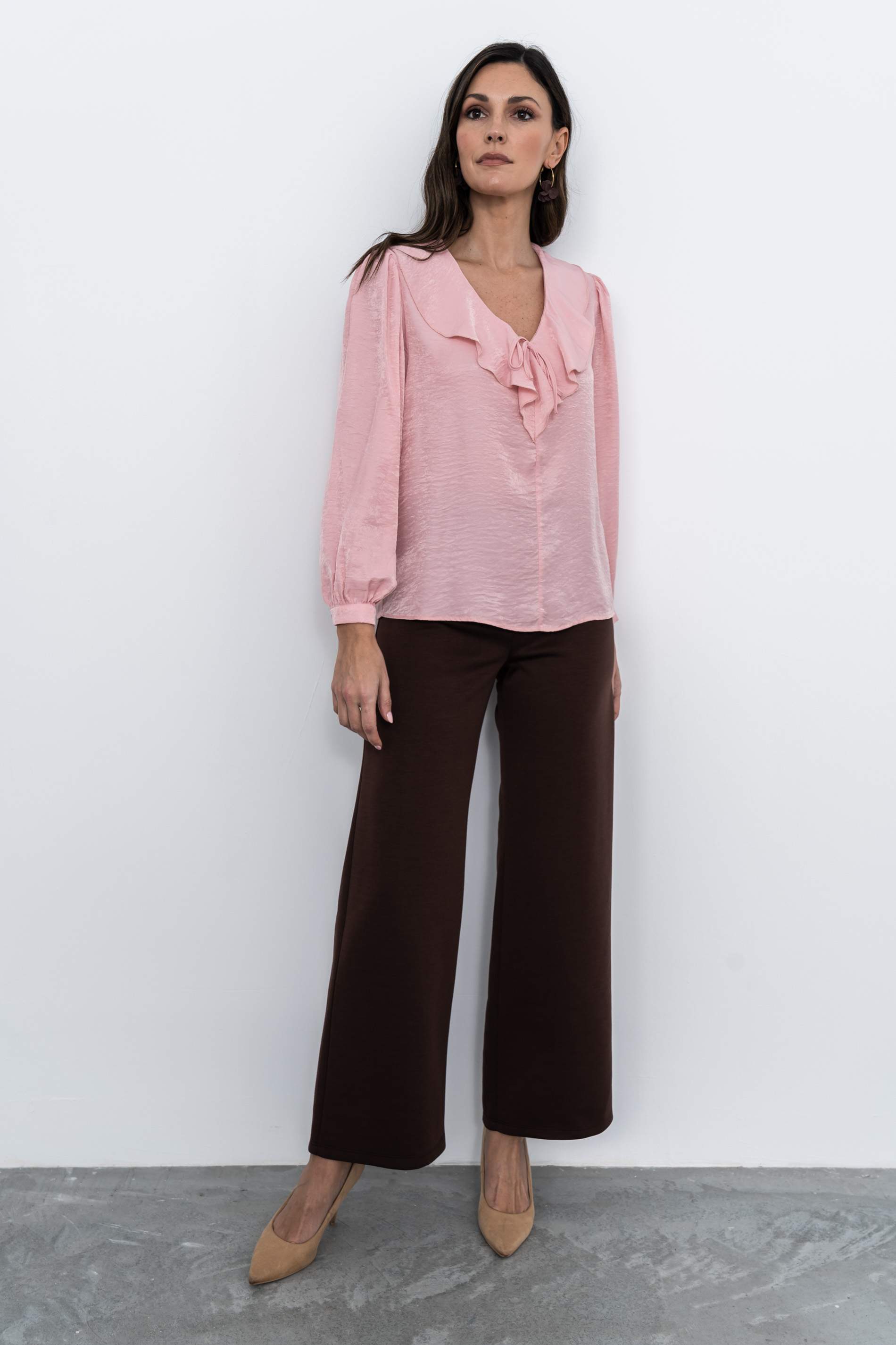 PANTALON RECTO MARRON