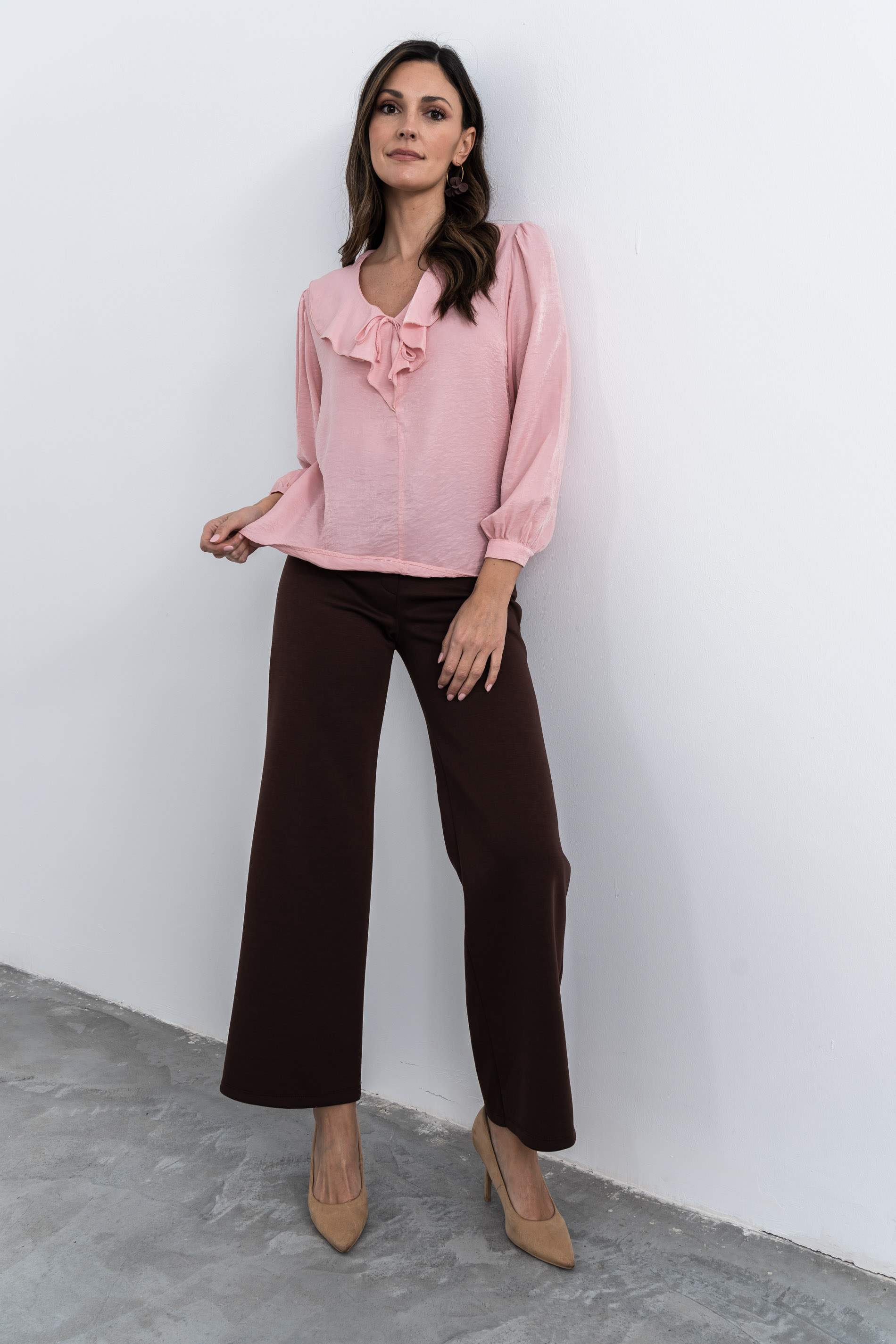 PANTALON RECTO MARRON - Imagen 6