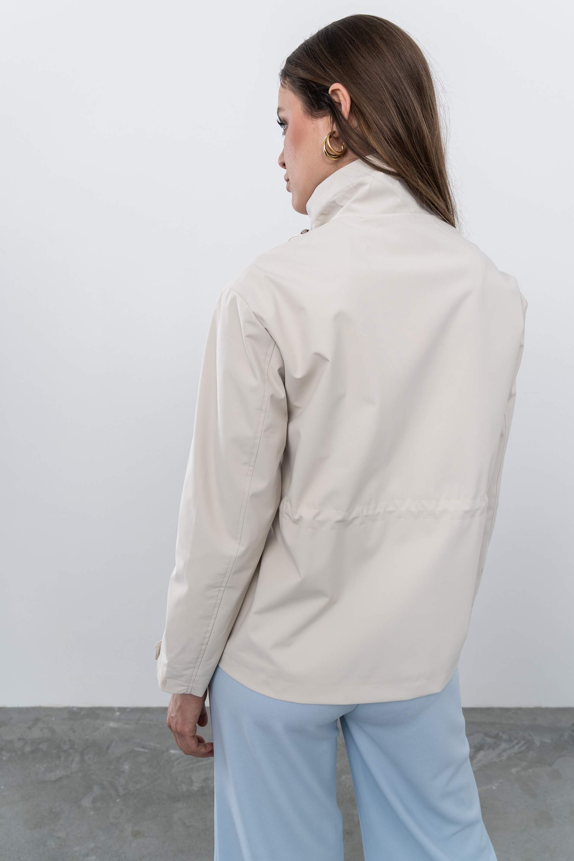 CORTAVIENTOS BOLSILLOS BEIGE - Imagen 8