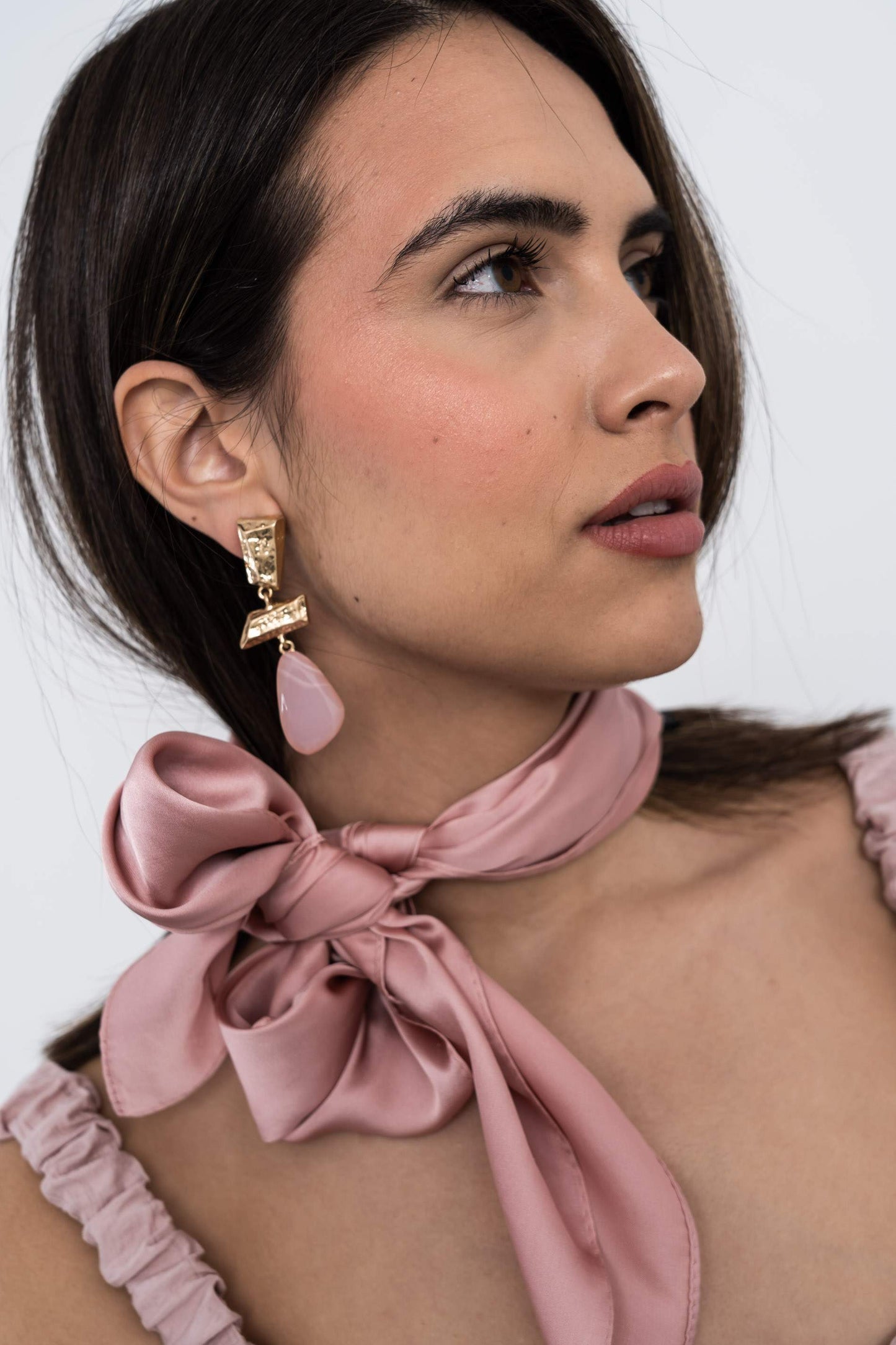 PANUELO EFECTO SEDA ROSA - Imagen 2