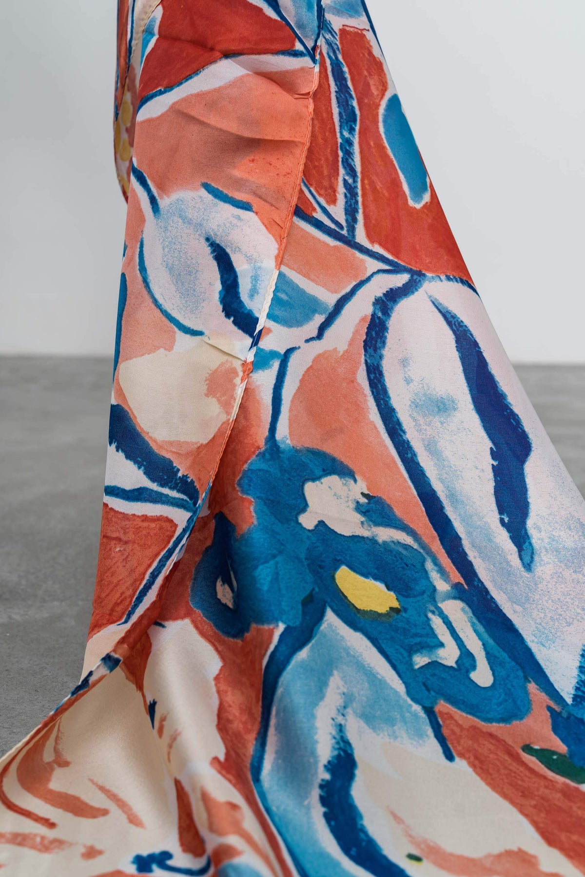FOULARD EFECTO SEDA ACUARELAS