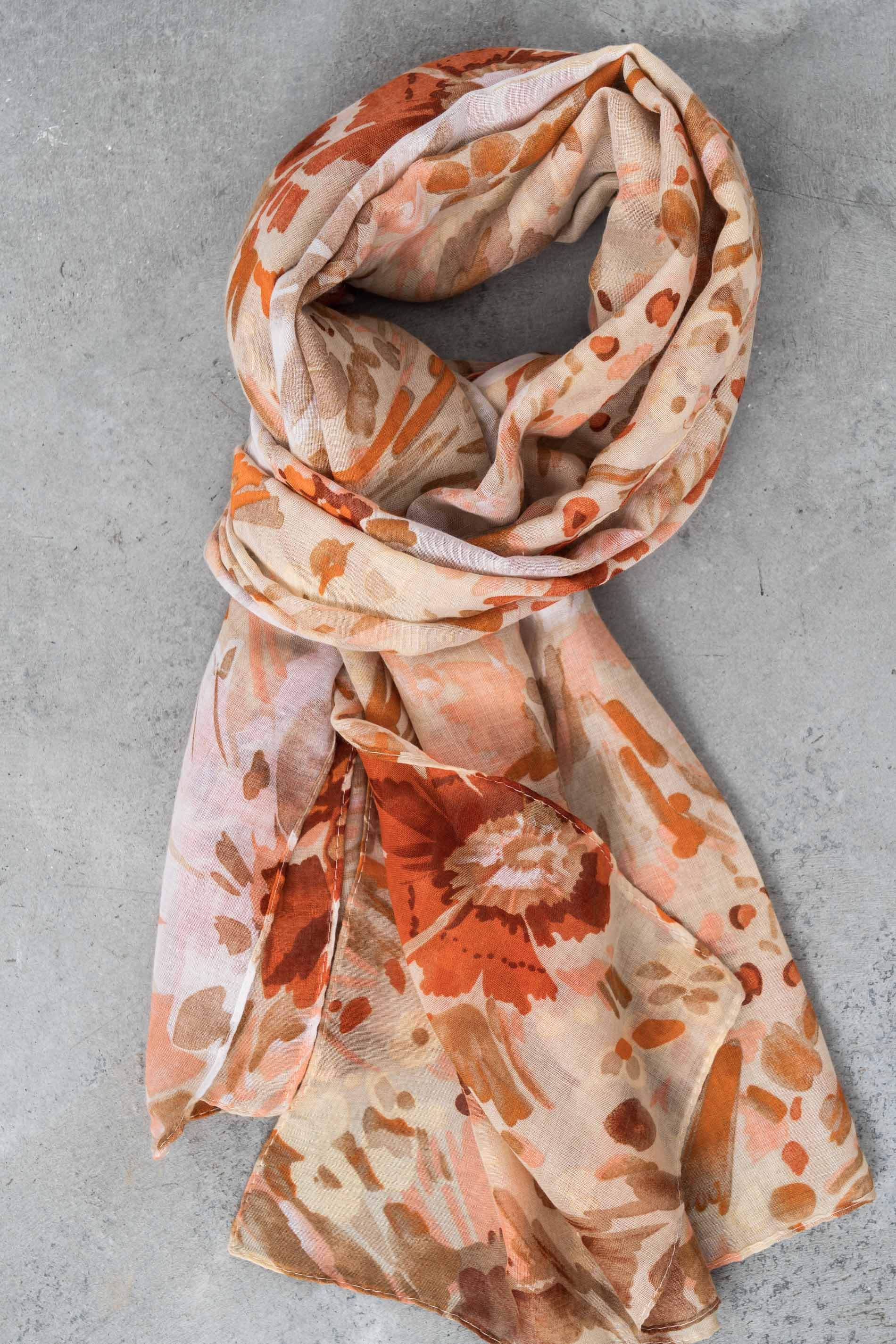 FOULARD FLOR TRAZOS - Imagen 3