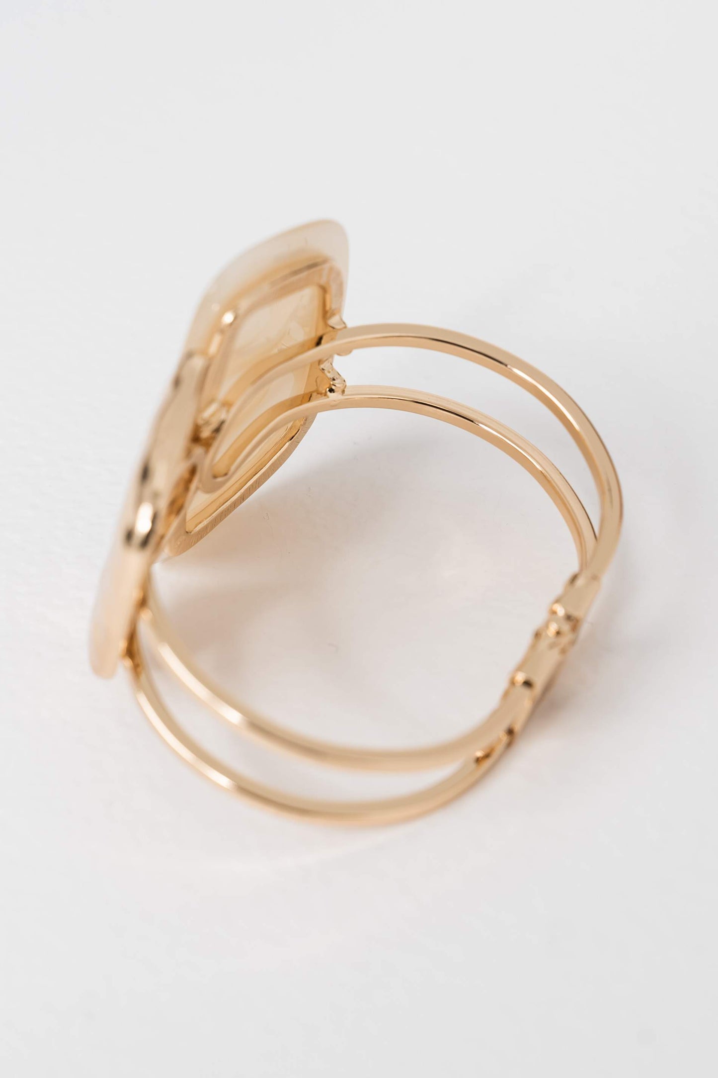 BRAZALETE PIEDRA ANACARADO MARFIL - Imagen 2