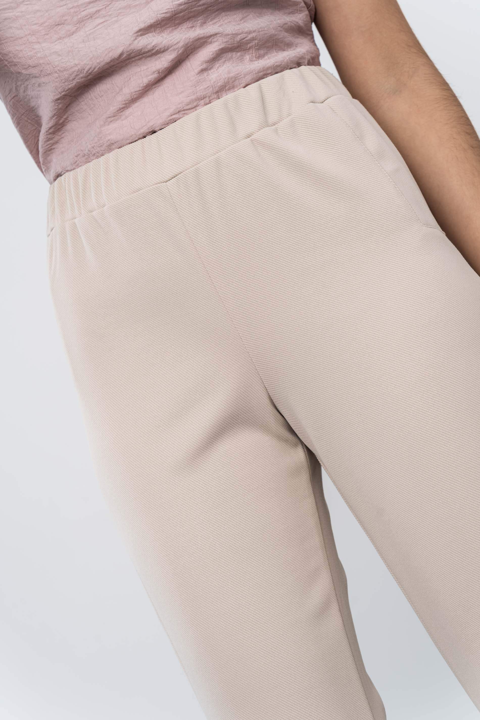 PANTALON RECTO BEIGE - Imagen 3