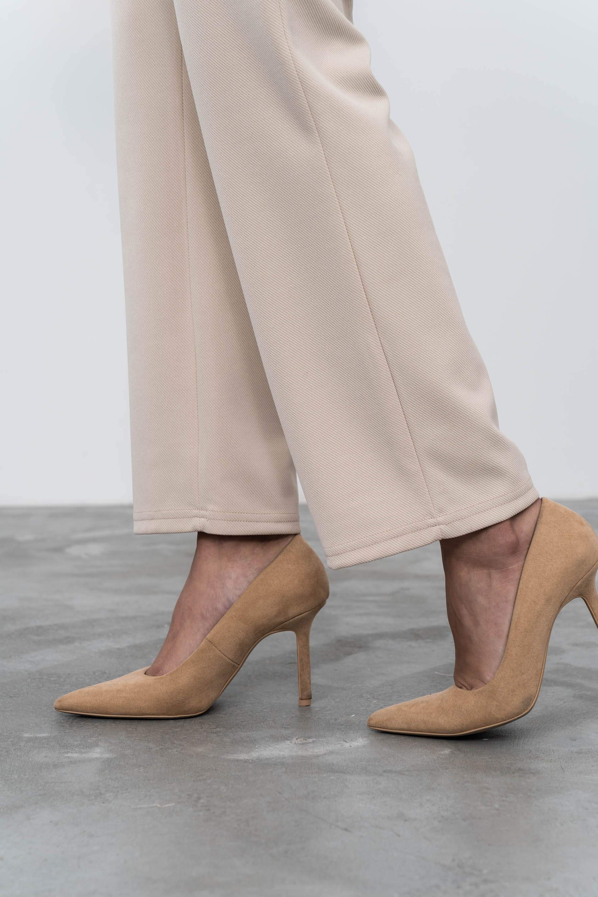 PANTALON RECTO BEIGE - Imagen 8