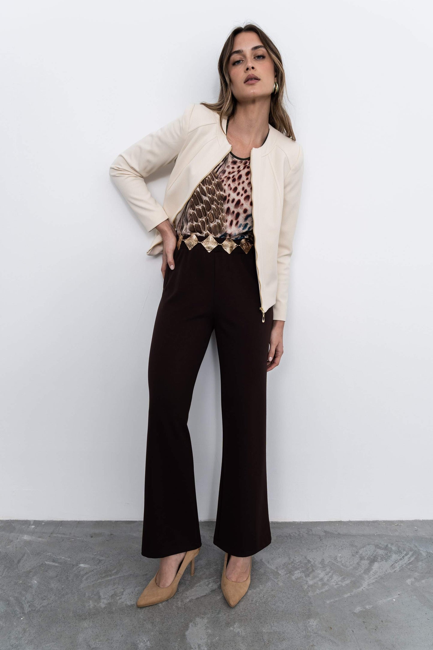 PANTALON ANCHO CHOCOLATE