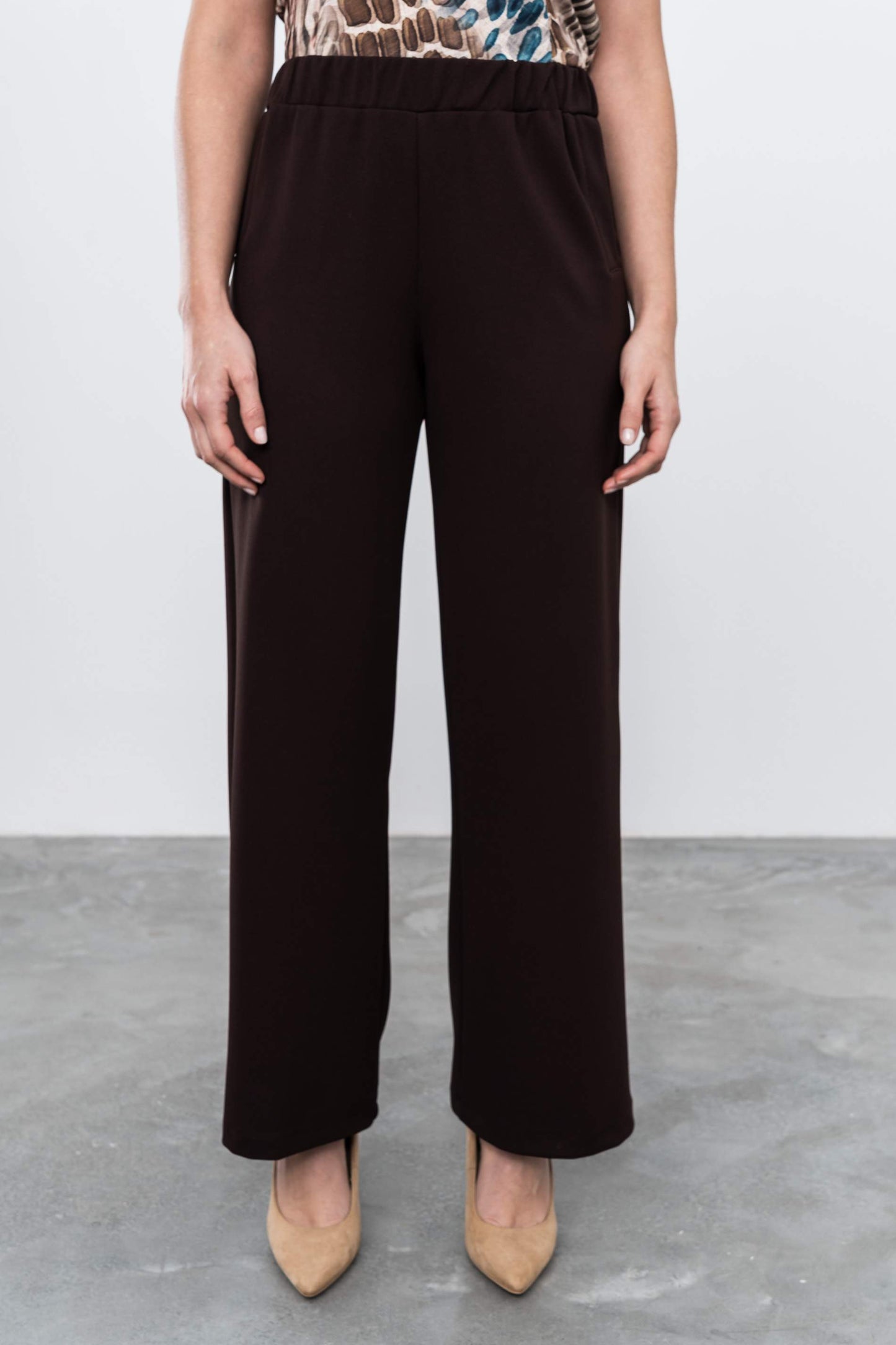 PANTALON ANCHO CHOCOLATE - Imagen 3