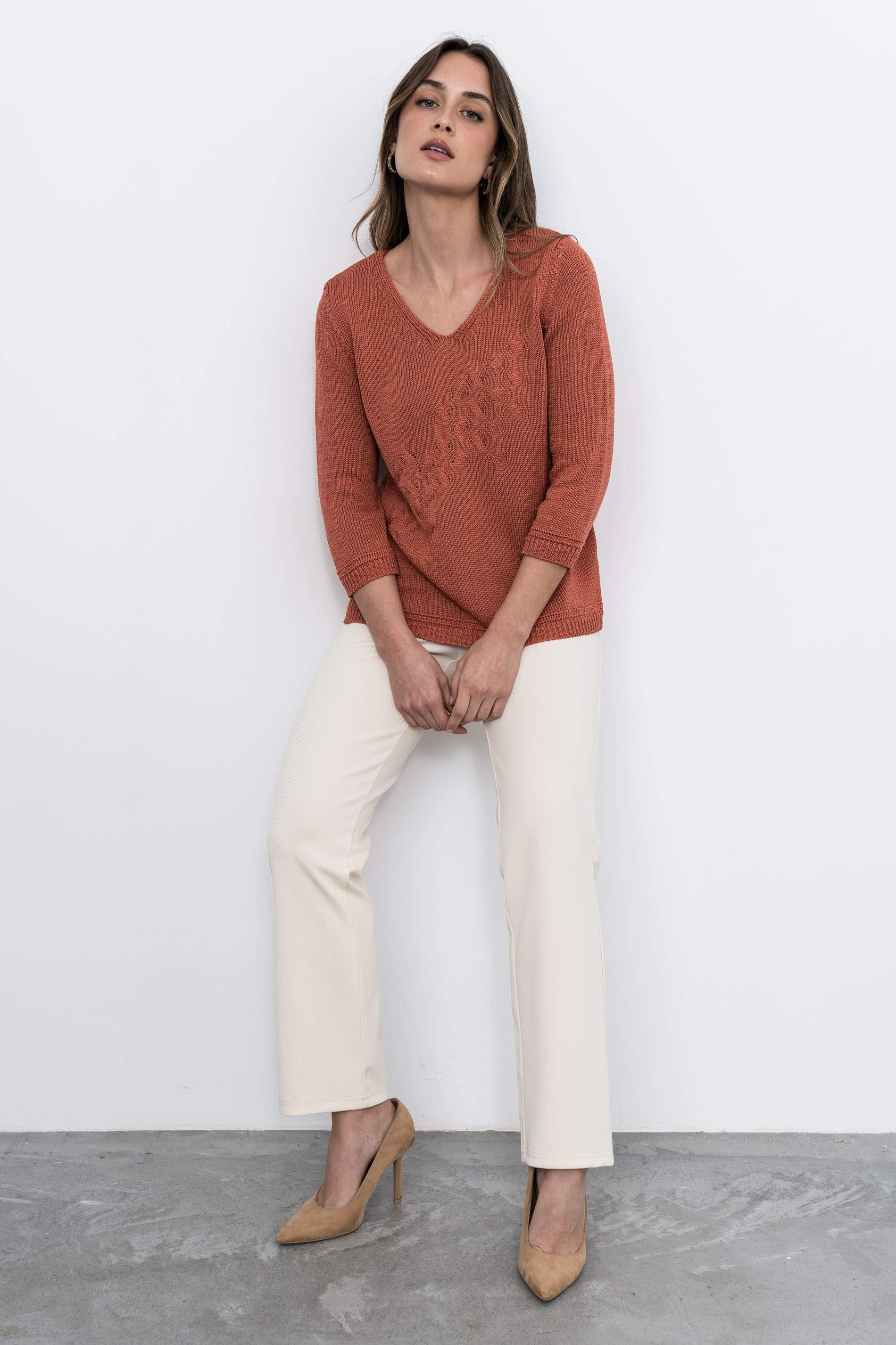 PANTALON RECTO CRUDO - Imagen 4