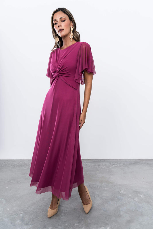 VESTIDO TUL NUDO BUGANVILLA