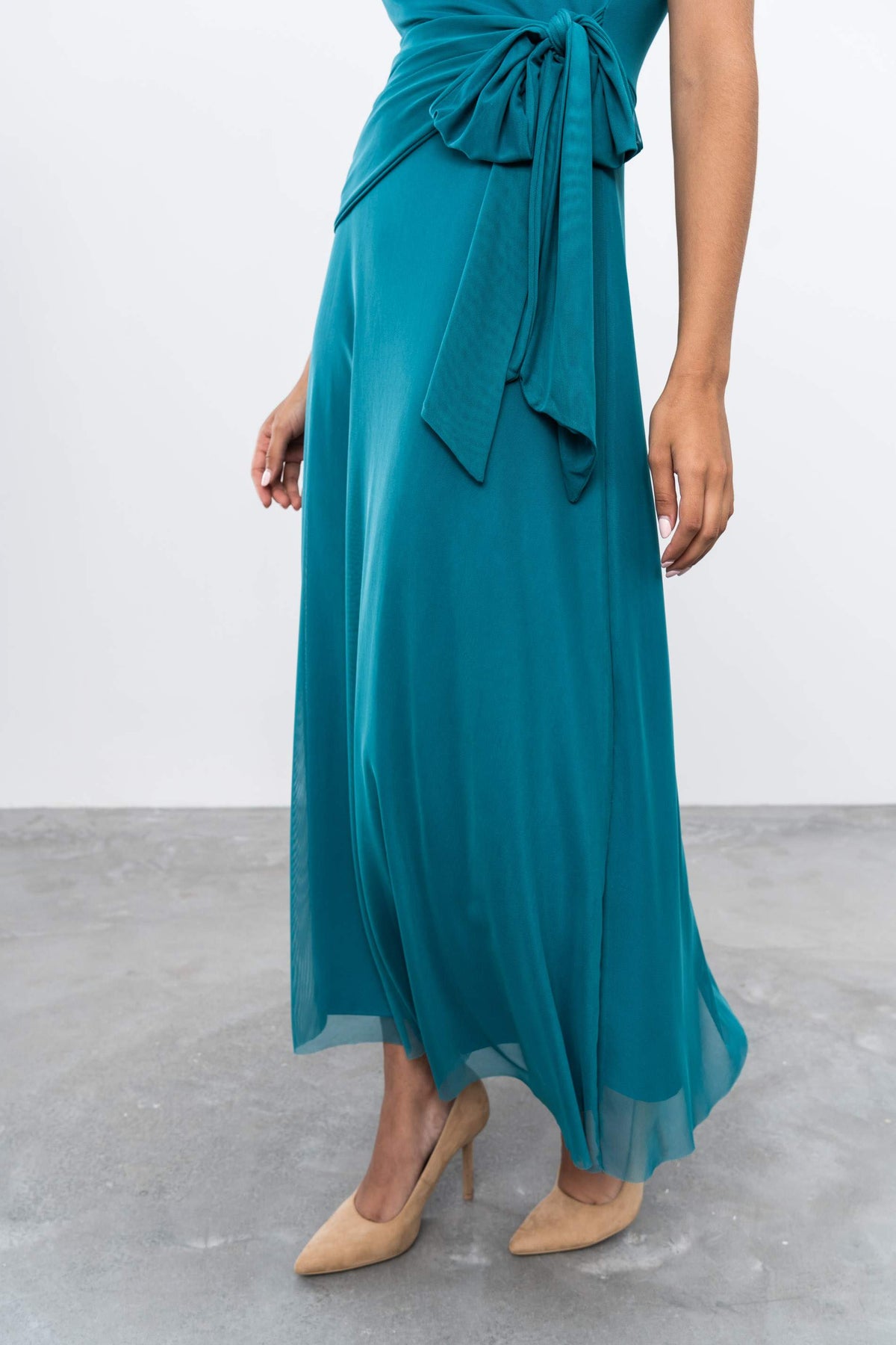 VESTIDO TUL LAZADA PETROLEO