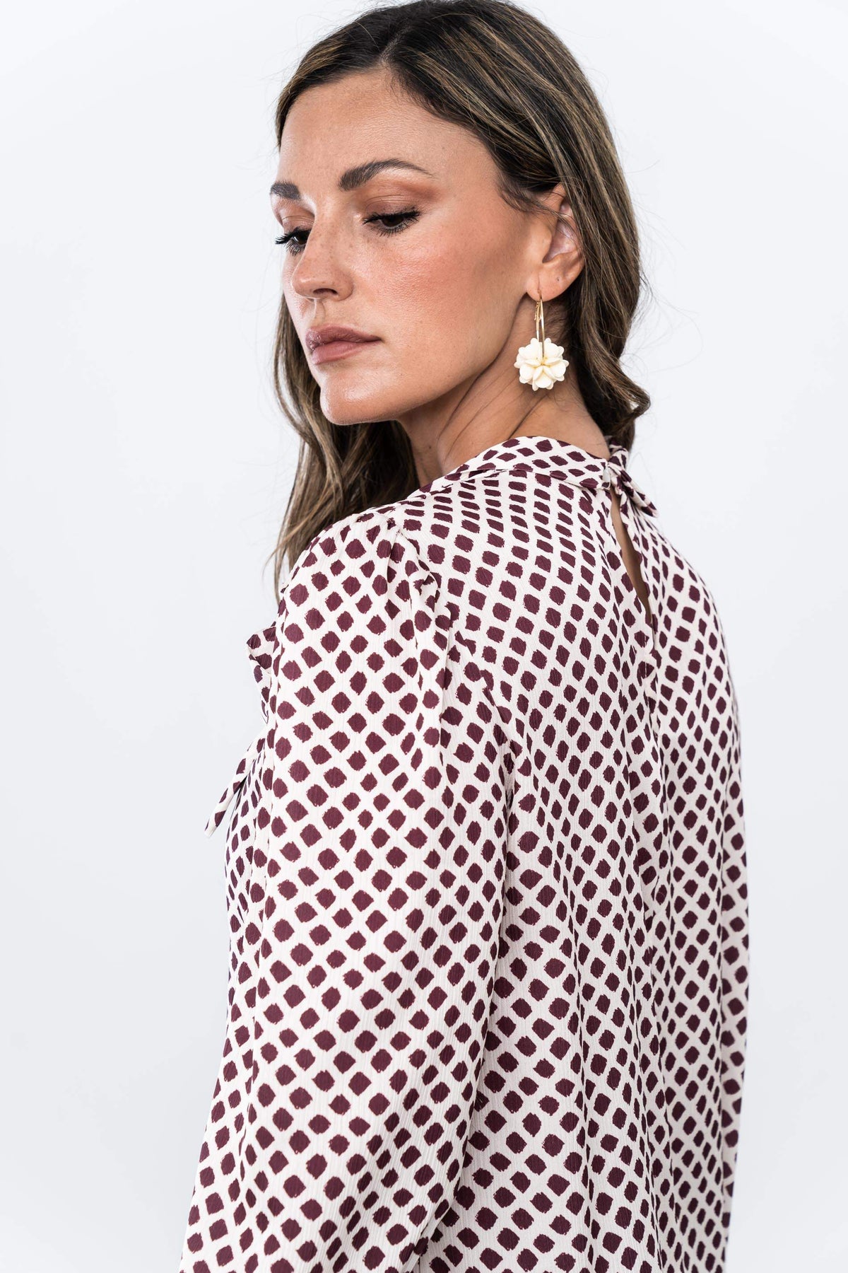 BLUSA LAZADA ROMBITOS