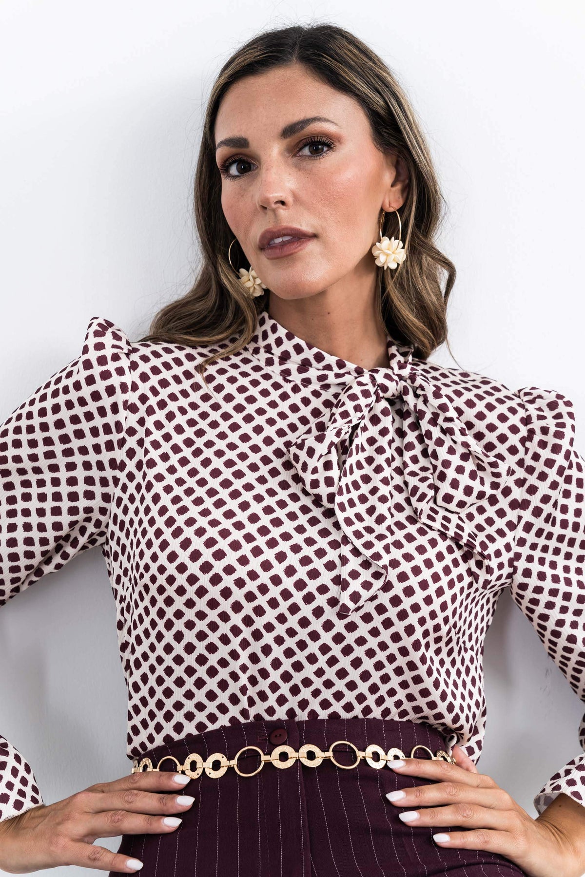 BLUSA LAZADA ROMBITOS