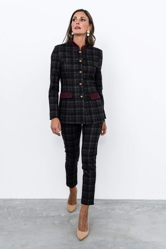 PANTALON VESTIR CUADROS