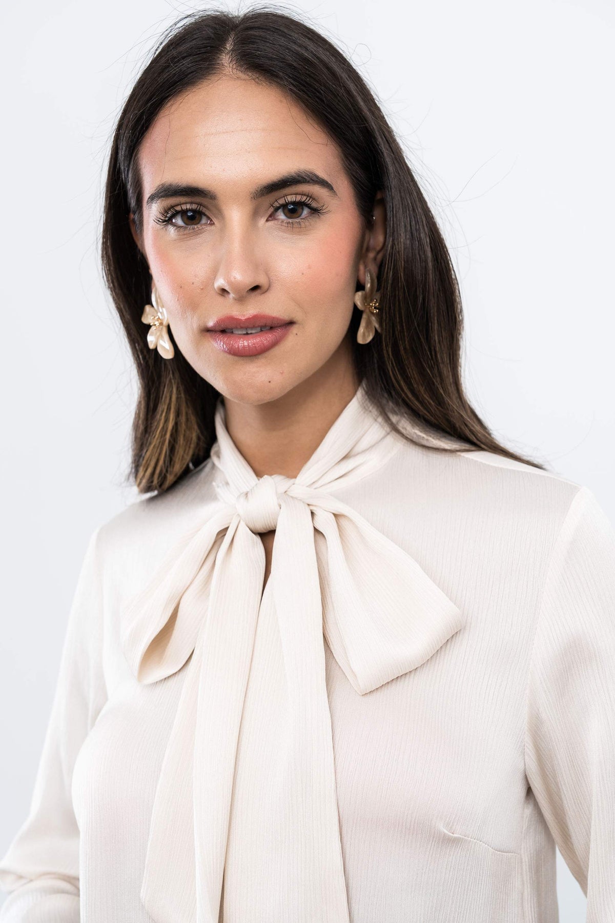 BLUSA LAZADA SATINADA
