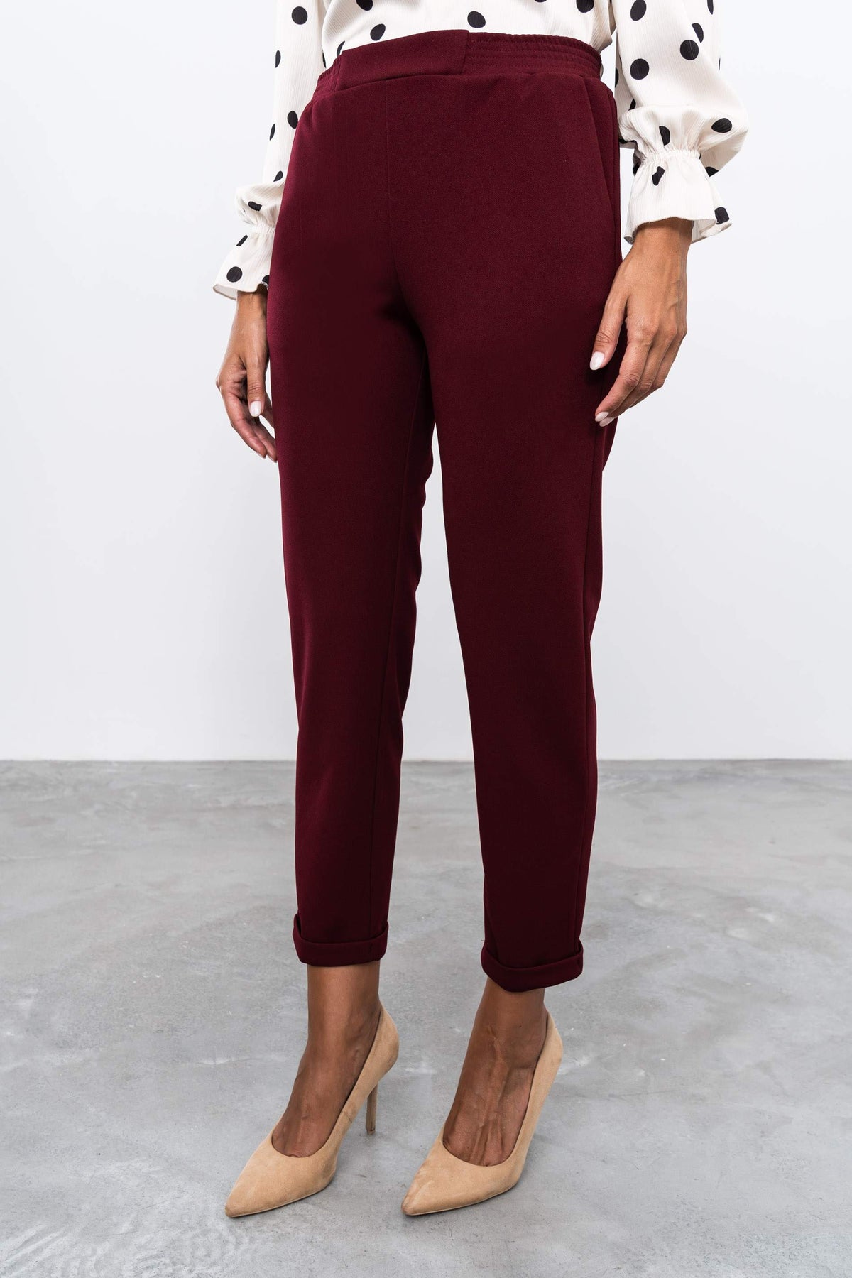 PANTALÓN CINTURA ELÁSTICA VUELTA