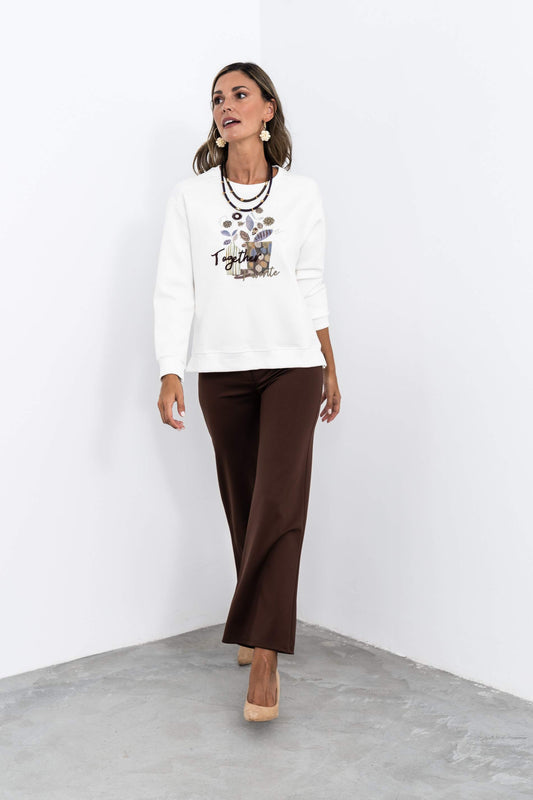 PANTALON RECTO CHOCOLATE