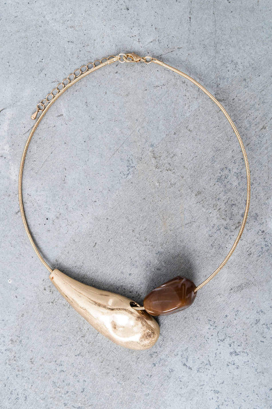 CHOKER PIEDRA COMBINADA