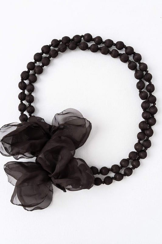 COLLAR FLOR TEJIDO