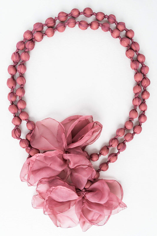 COLLAR FLOR TEJIDO