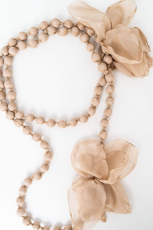 COLLAR FLOR TEJIDO