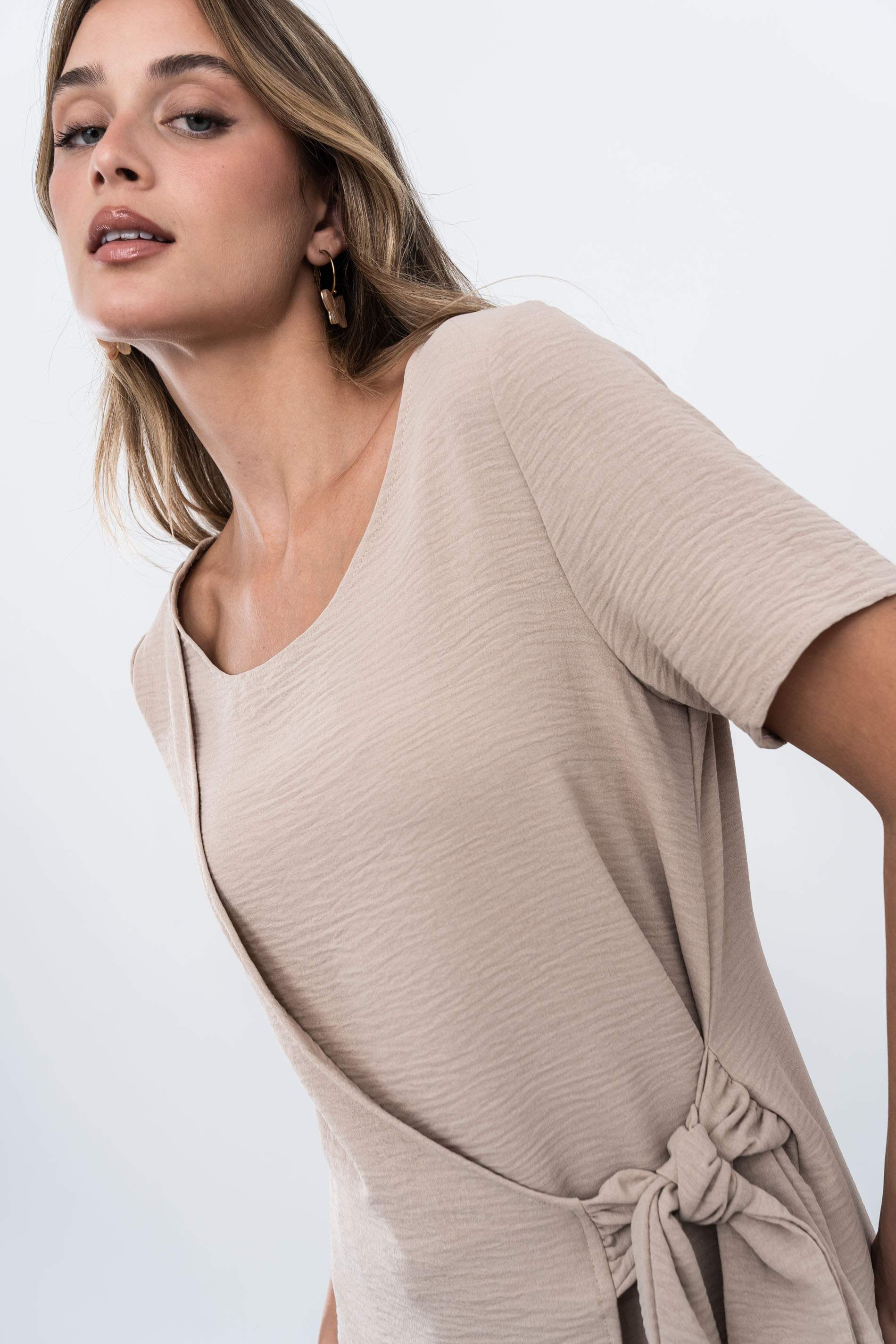 BLUSA EFECTO CRUZADO ARENA - Imagen 2