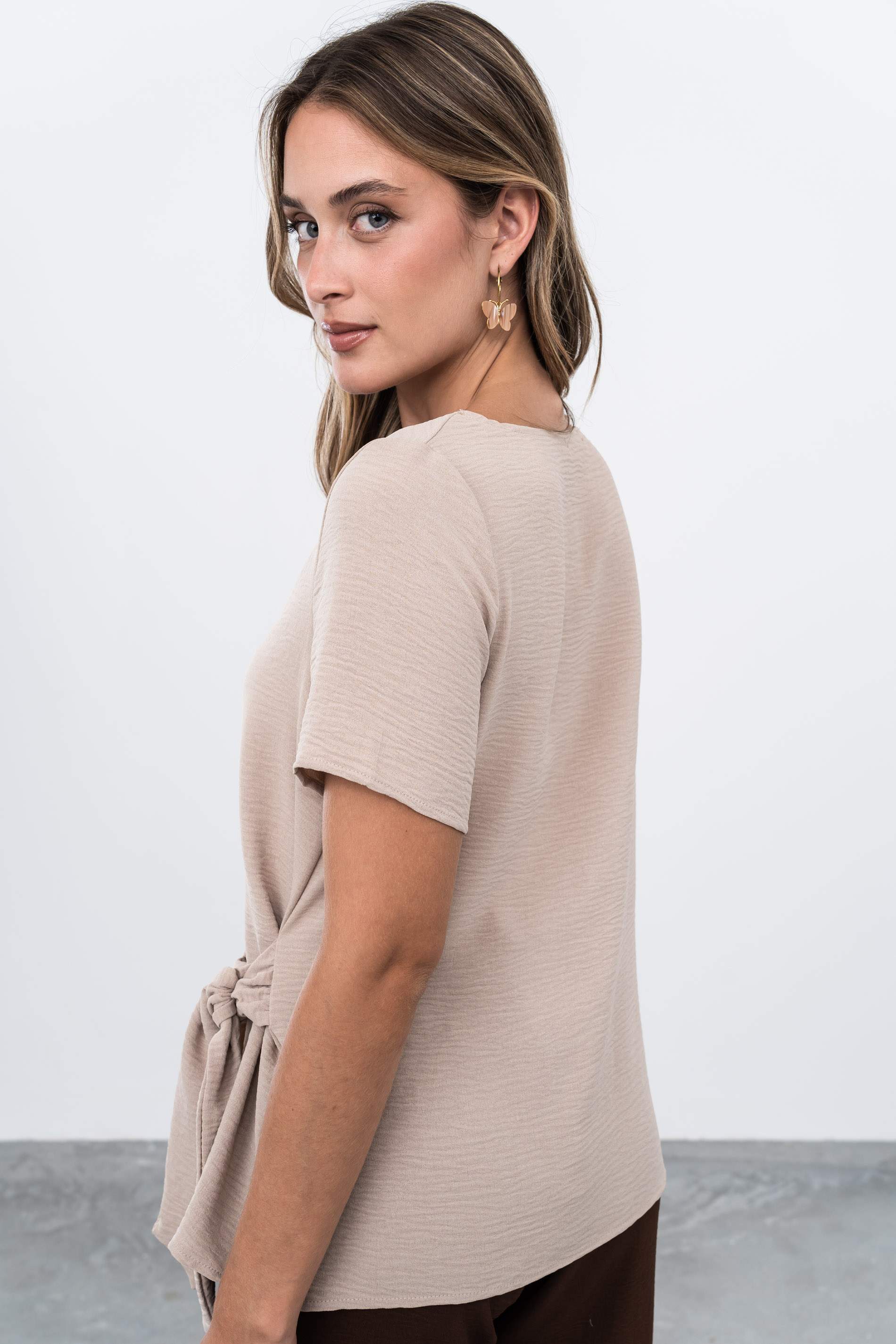 BLUSA EFECTO CRUZADO ARENA - Imagen 4