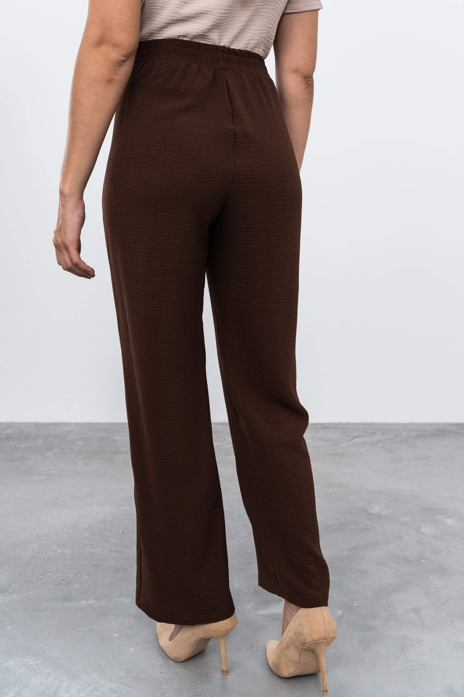 PANTALON HOLGADO RECTO MARRON - Imagen 3
