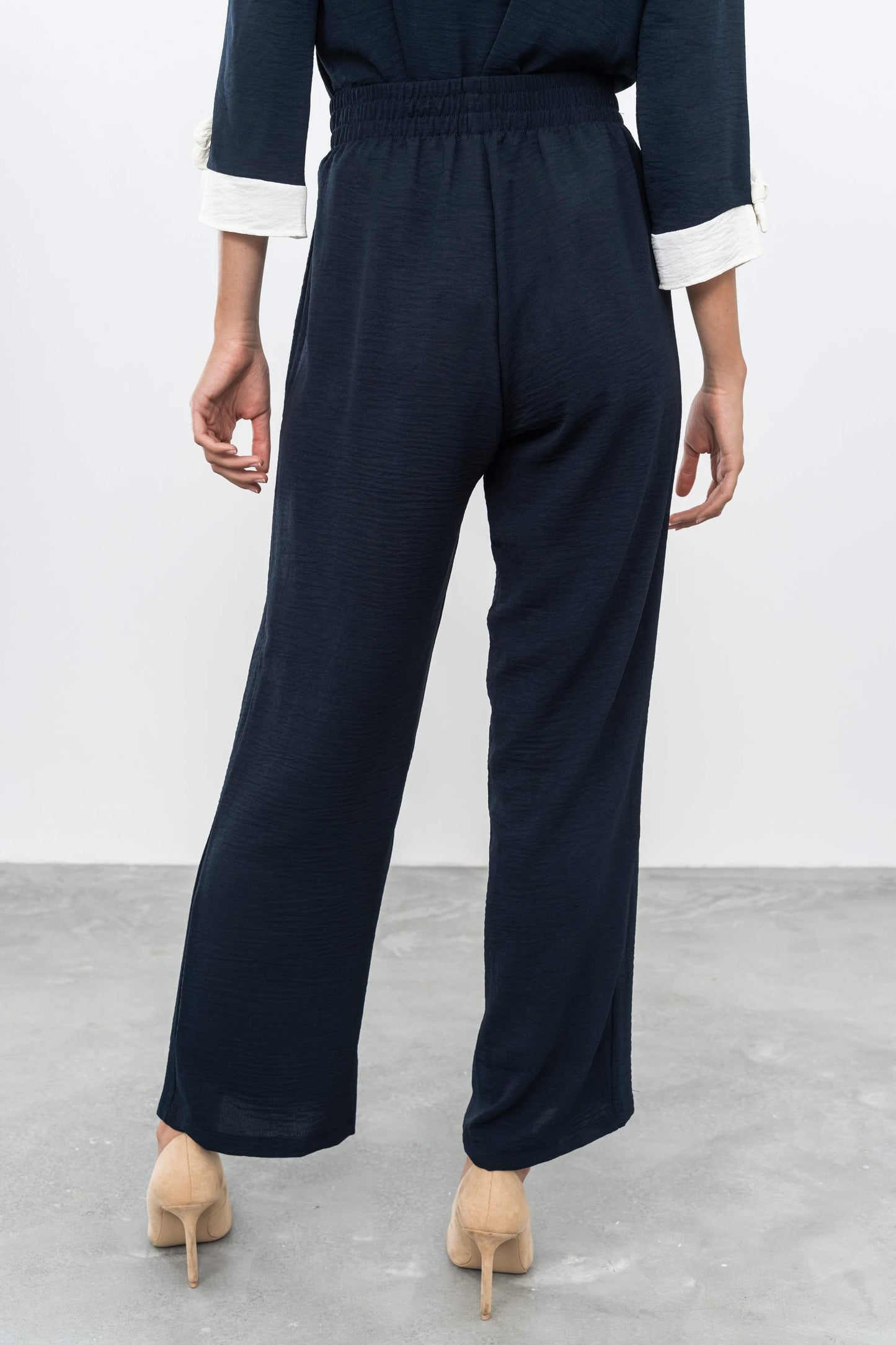 PANTALON HOLGADO RECTO MARINO - Imagen 4
