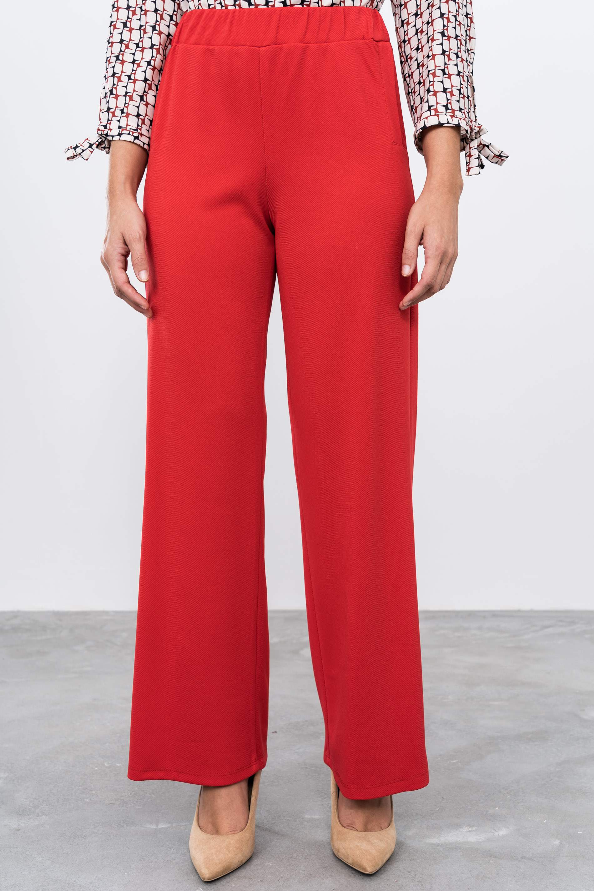 PANTALON ANCHO ROJO - Imagen 2