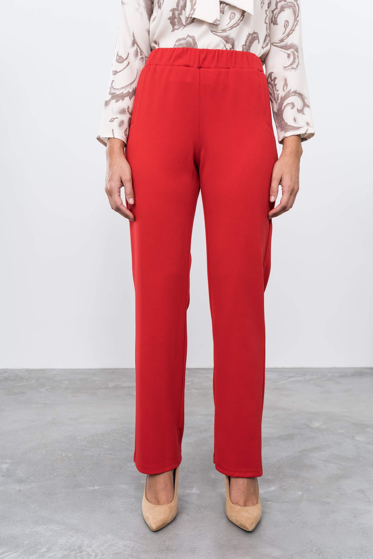 PANTALON RECTO ROJO - Imagen 3