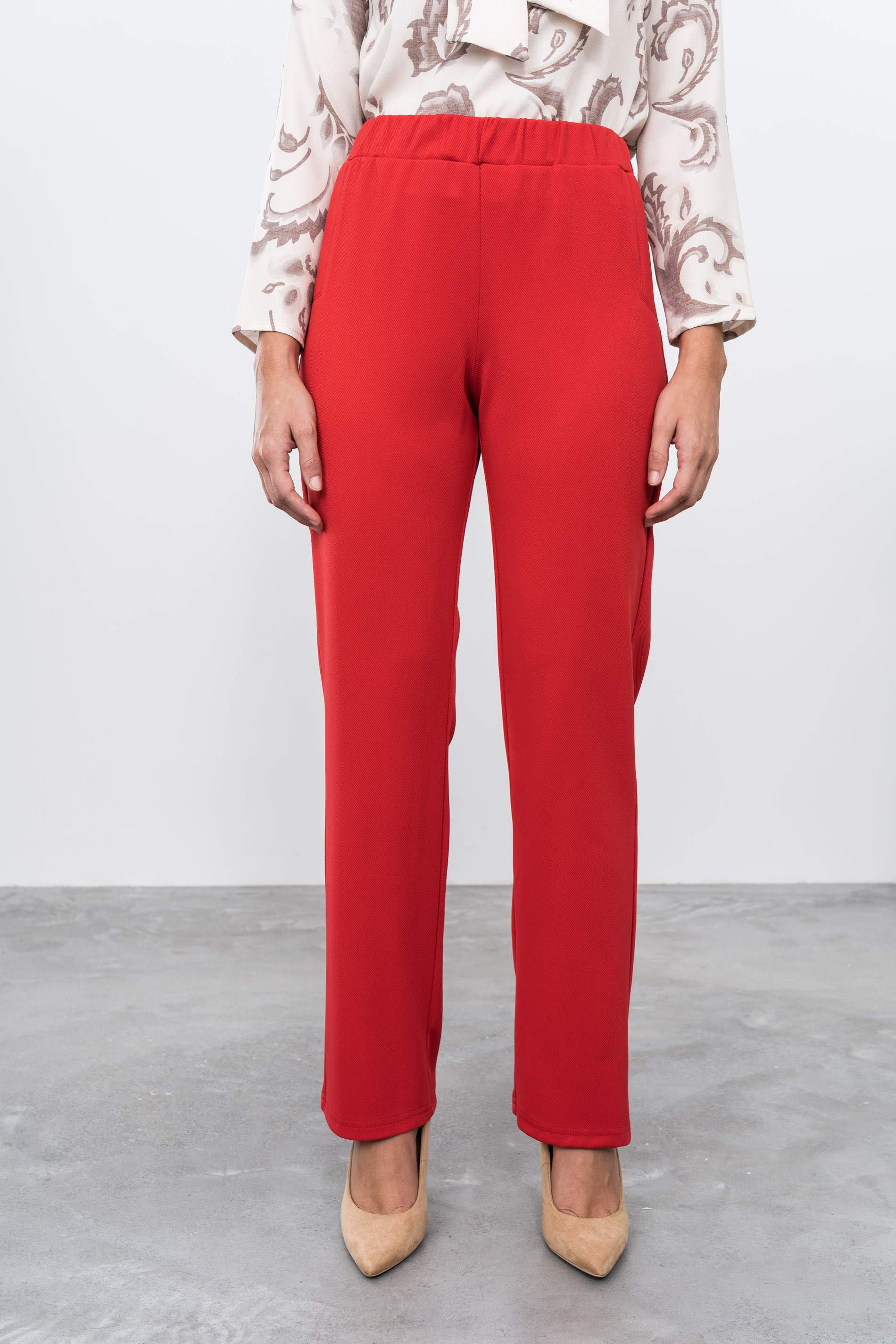 PANTALON RECTO ROJO - Imagen 3