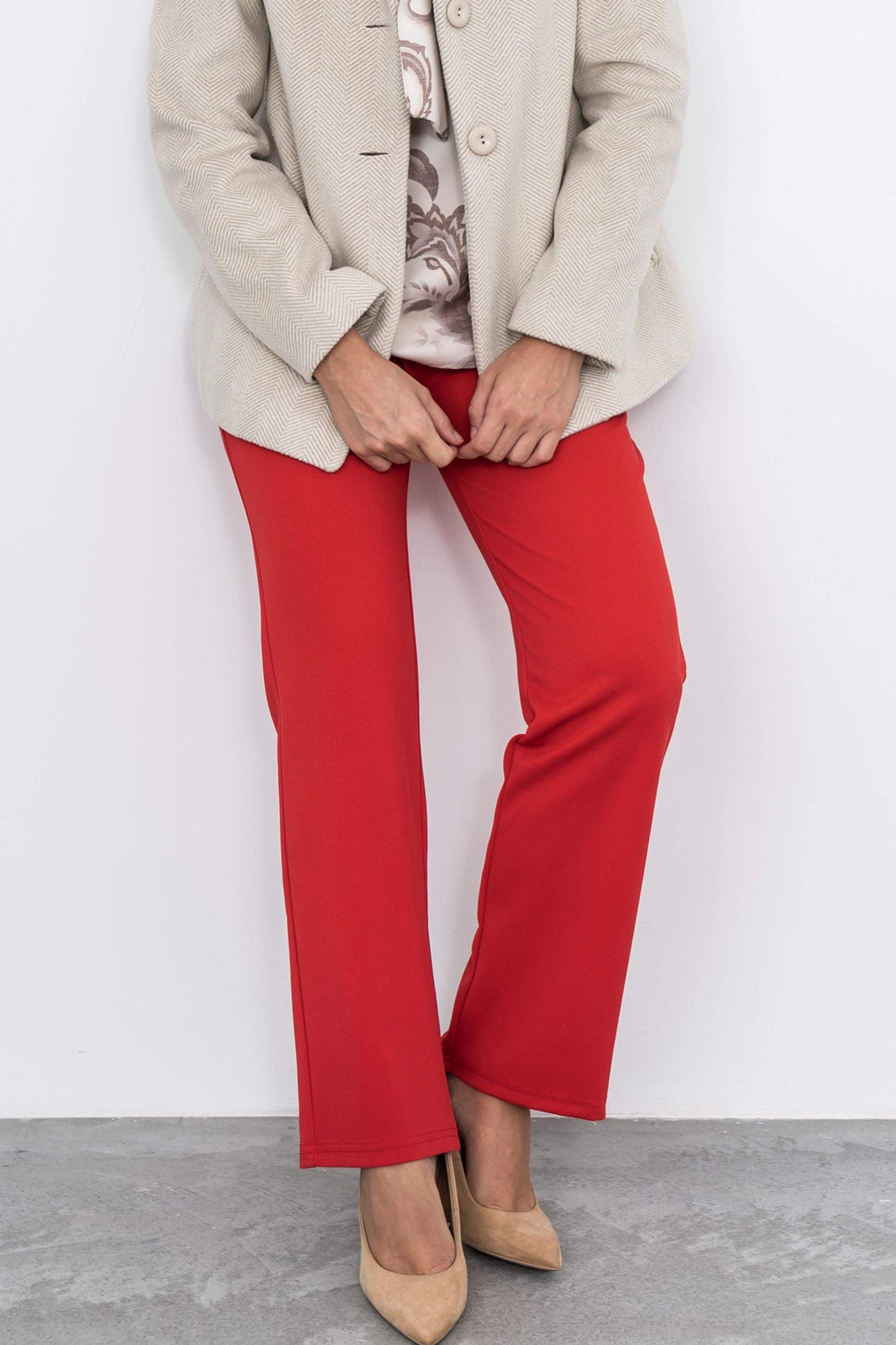 PANTALON RECTO ROJO - Imagen 8