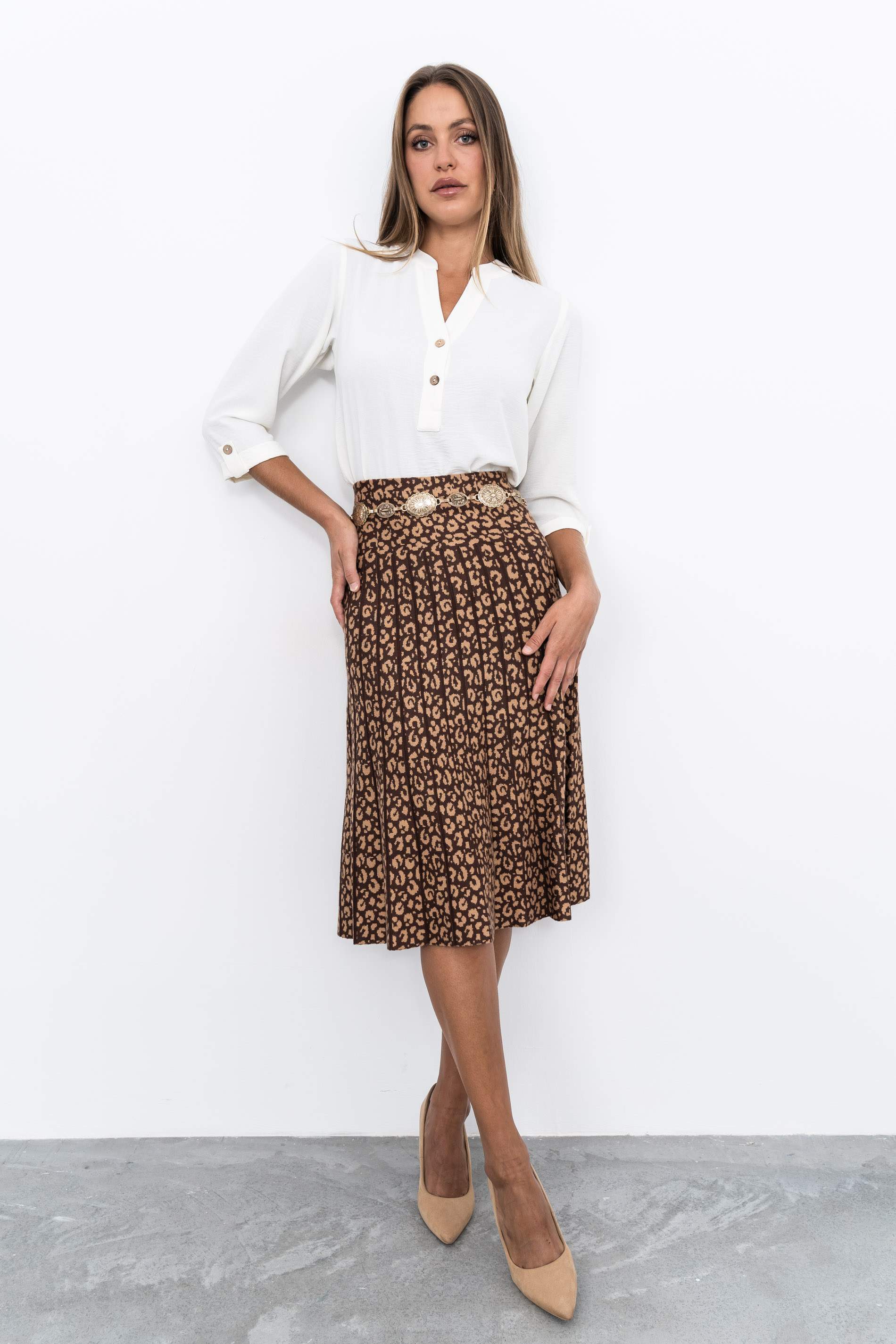 BLUSA BOTONES M F CRUDO - Imagen 4