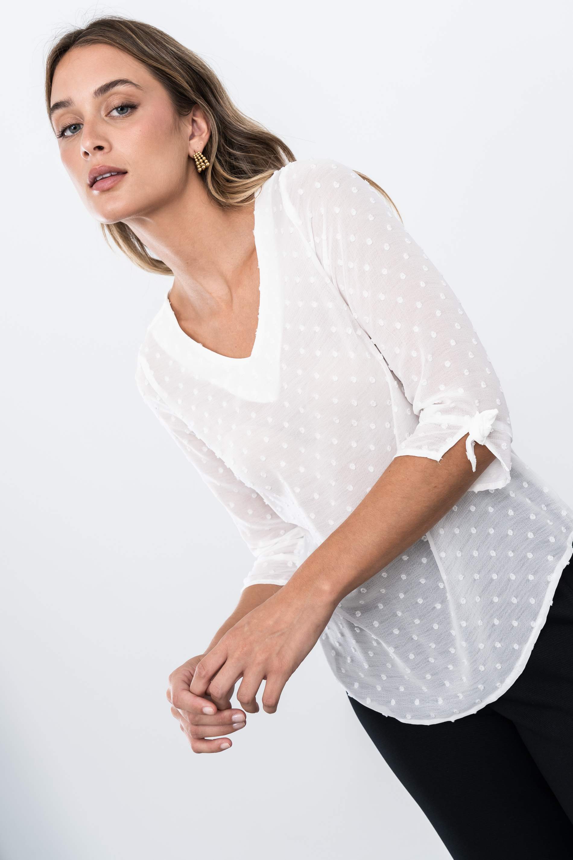BLUSA PLUMETI CRUDO - Imagen 4