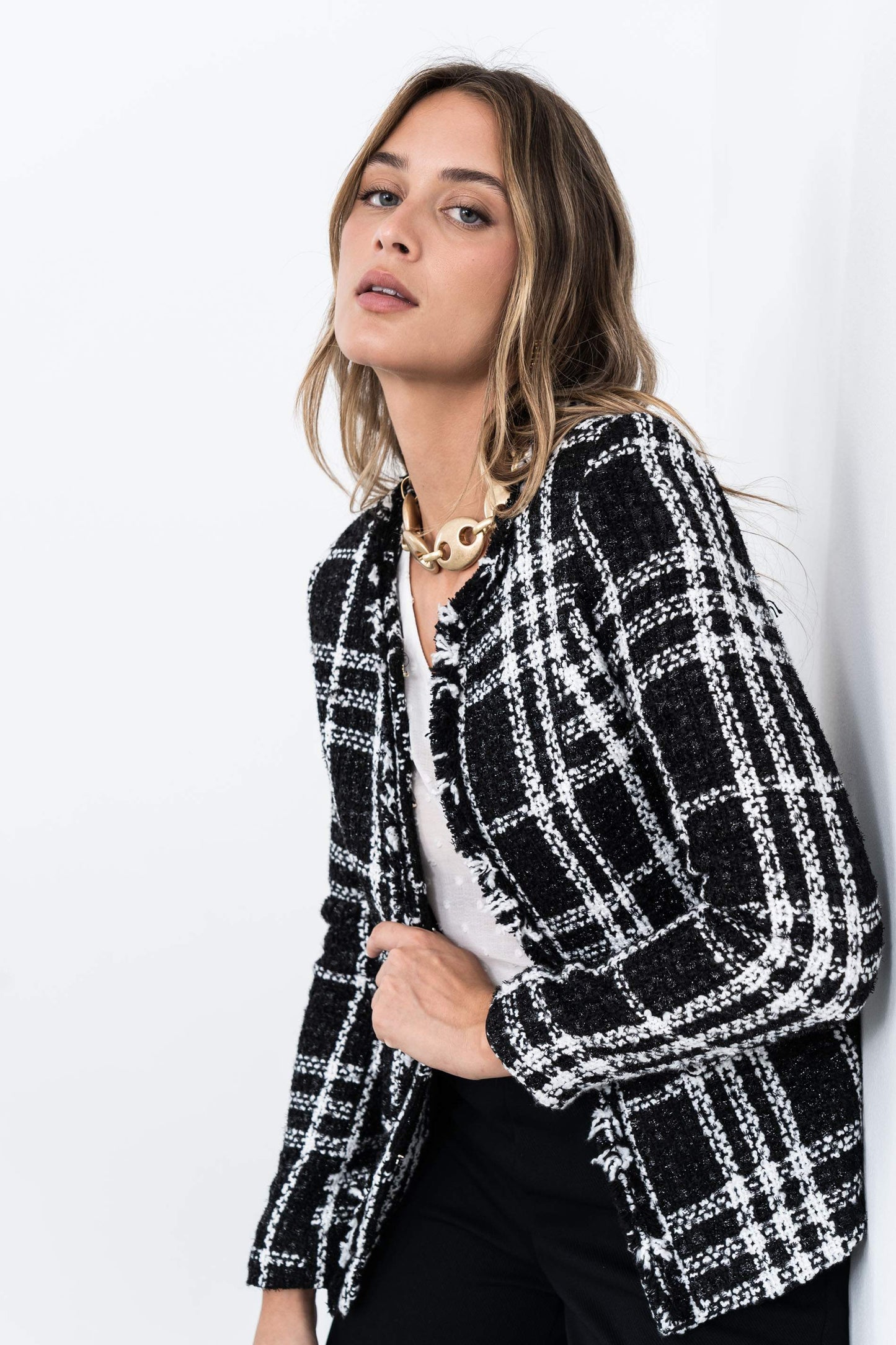 BLUSA PLUMETI CRUDO - Imagen 8