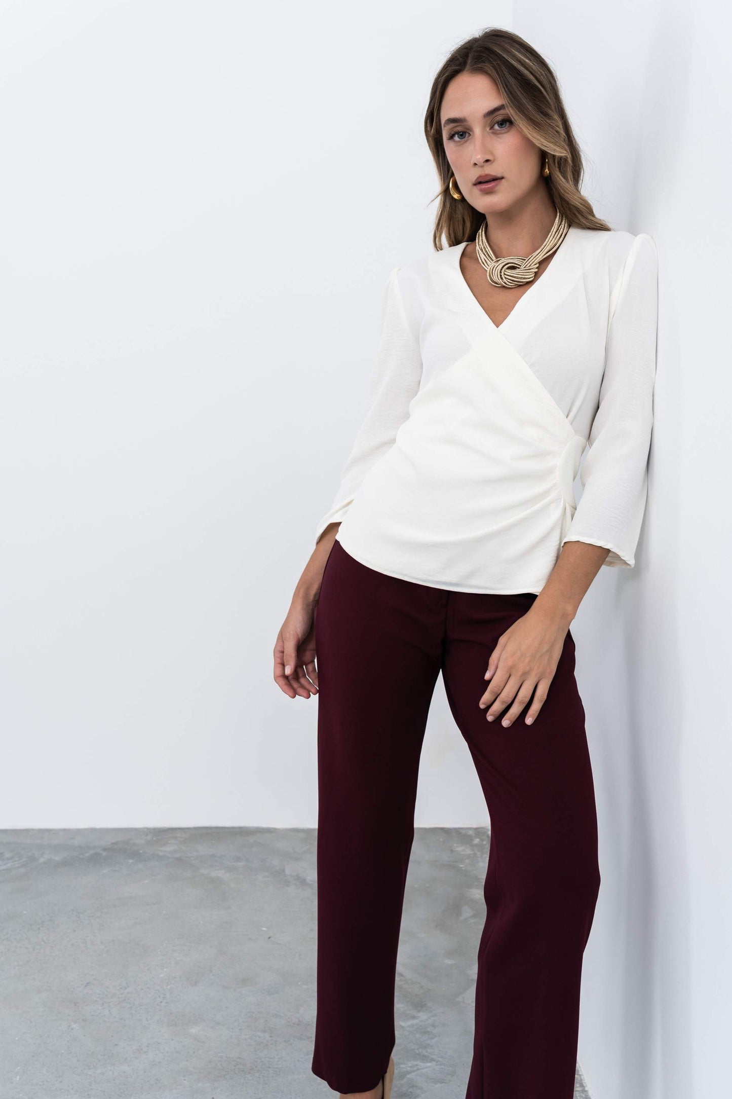 BLUSA FRUNCE CINTURA - Imagen 4