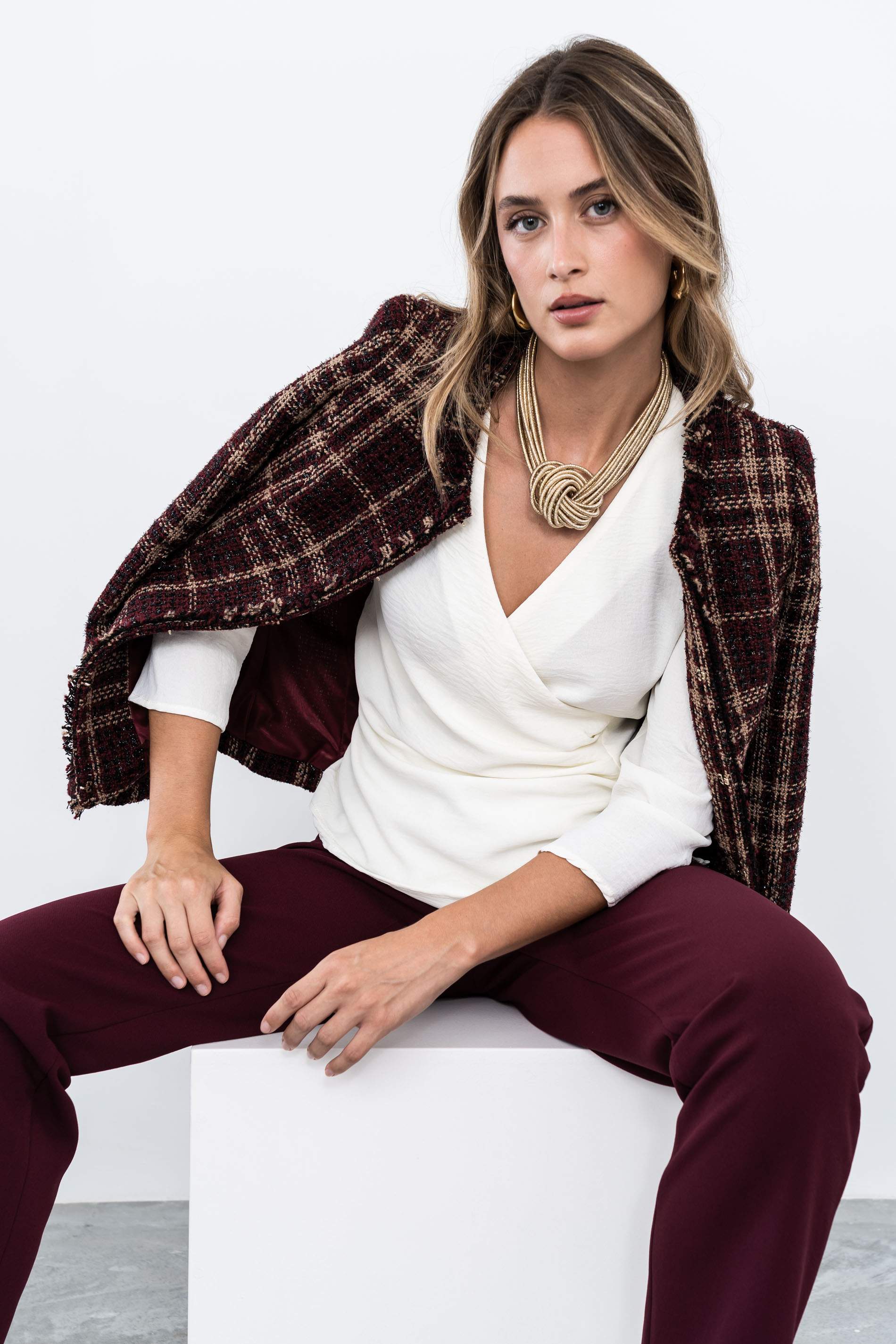 BLUSA FRUNCE CINTURA - Imagen 6