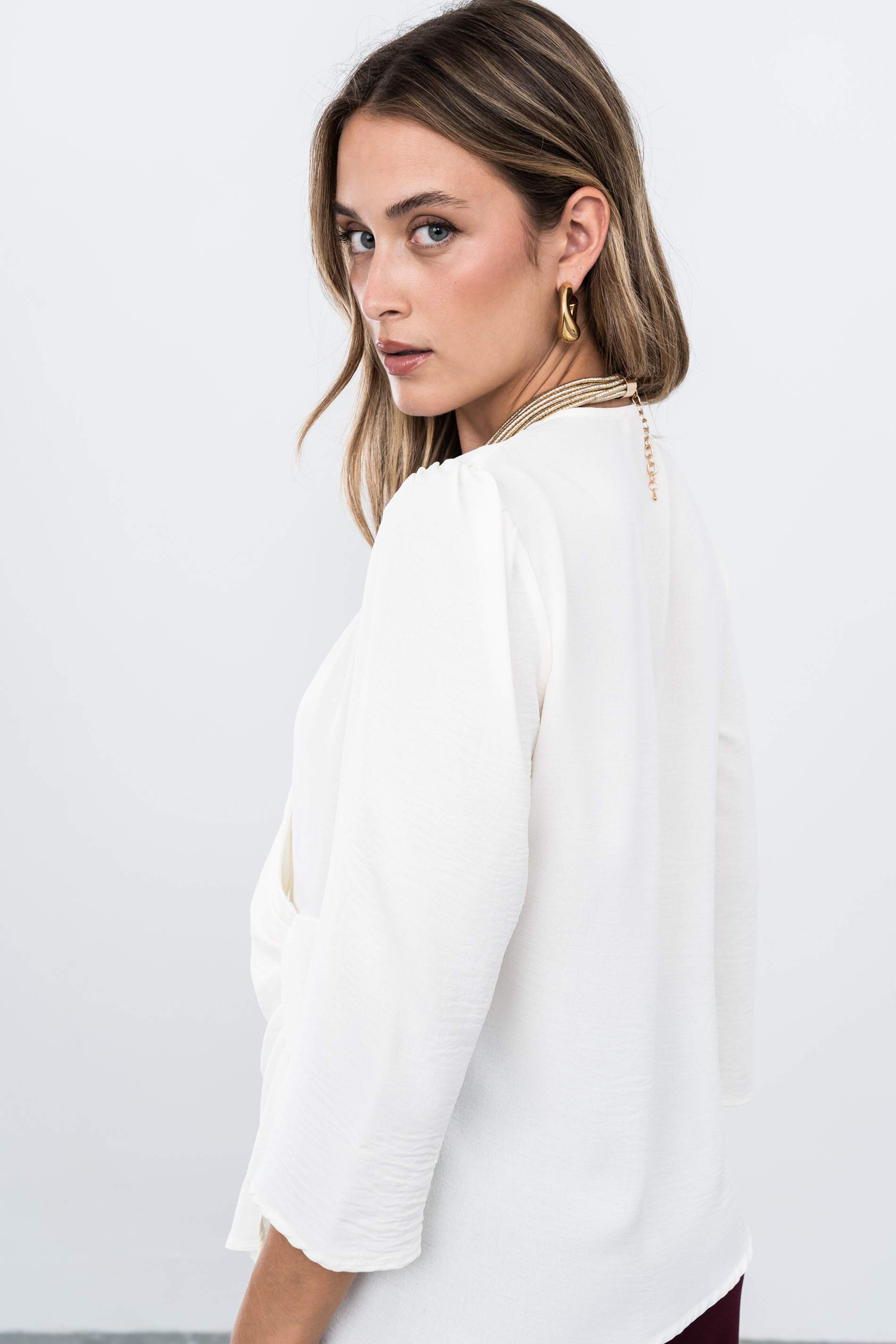 BLUSA FRUNCE CINTURA - Imagen 8